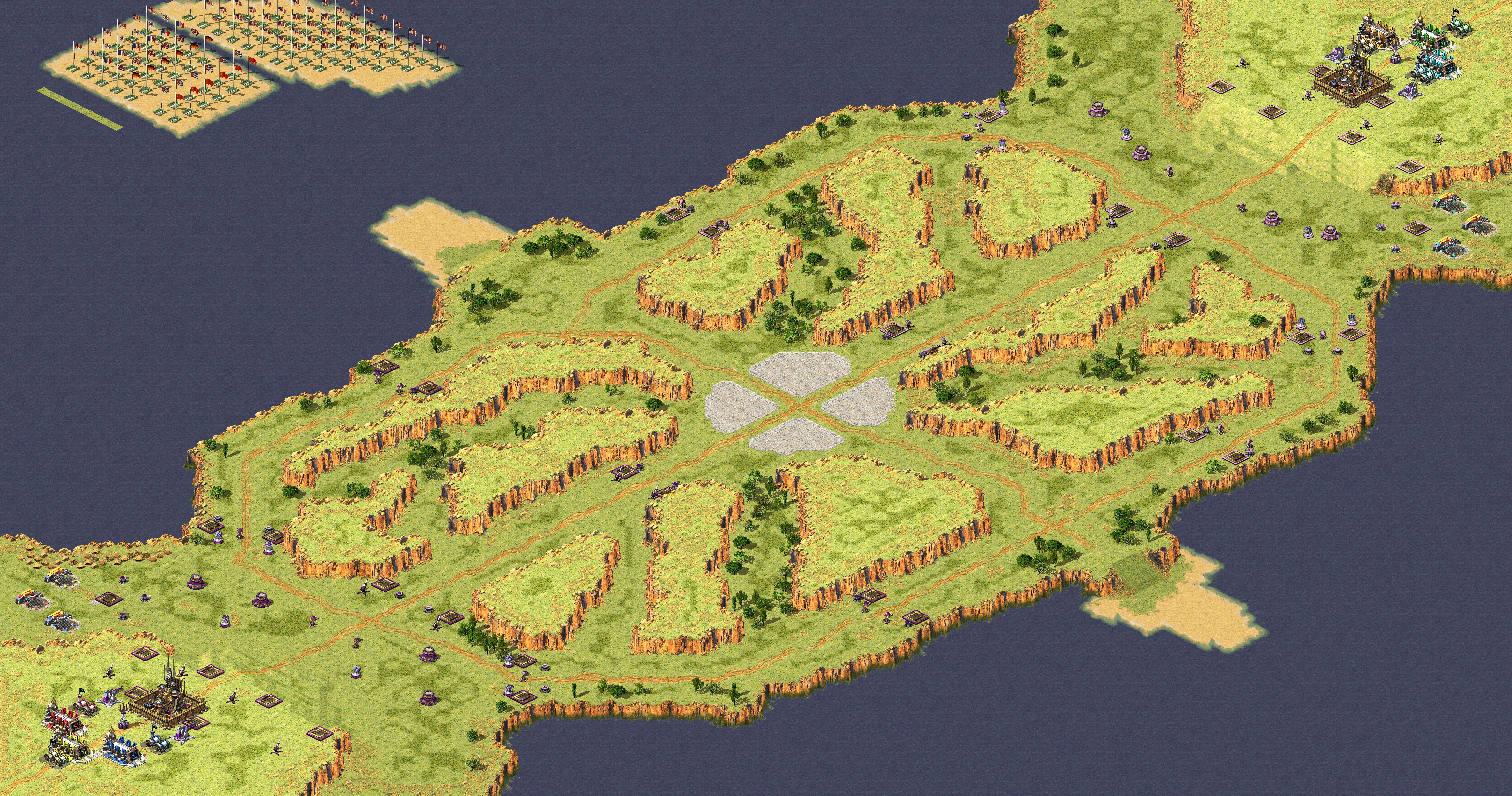 Rendered map: King's Canyon 3v3 Heroes