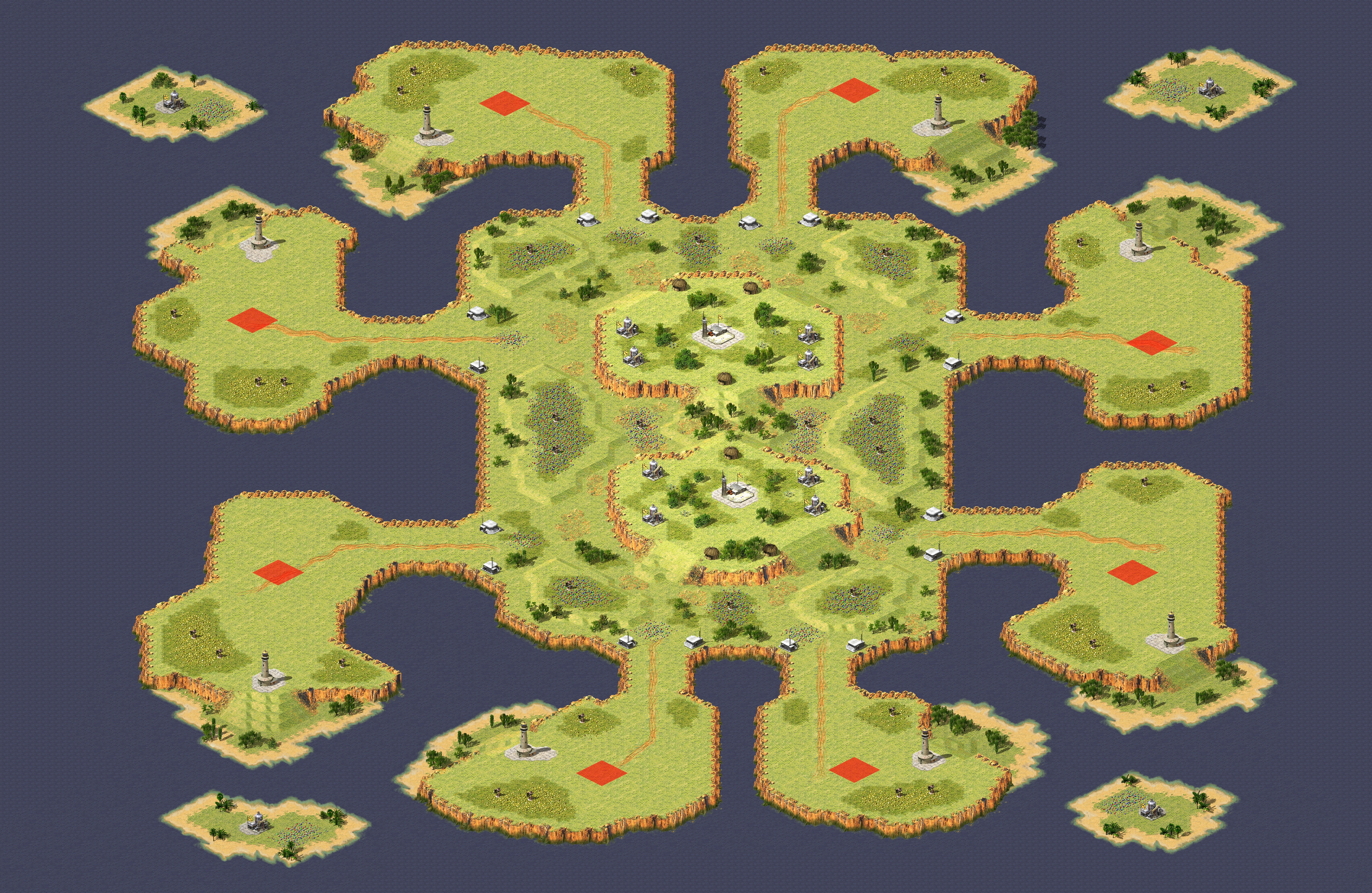 Rendered map: Pattern Of Islands
