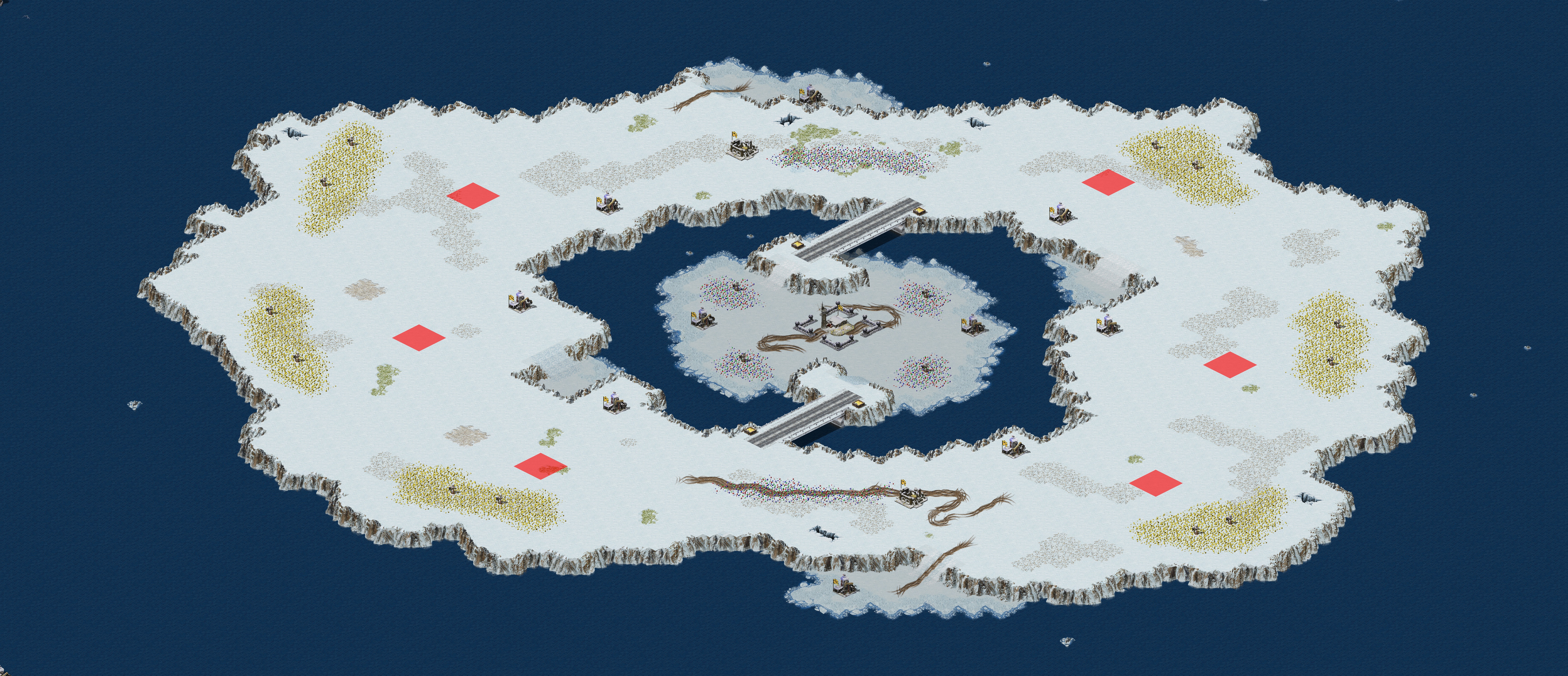 Rendered map: Ring Island Battle