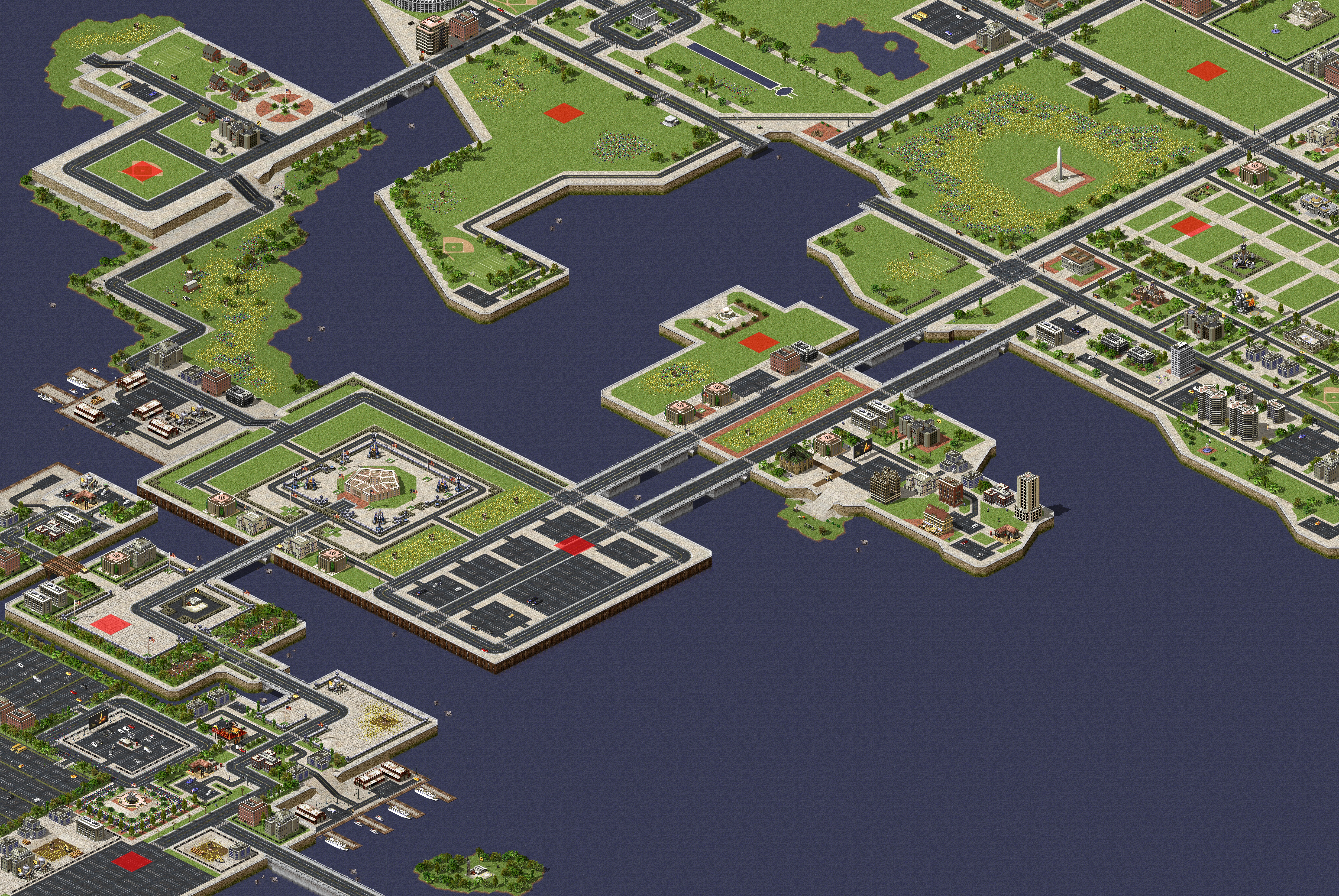 Rendered map: Washington