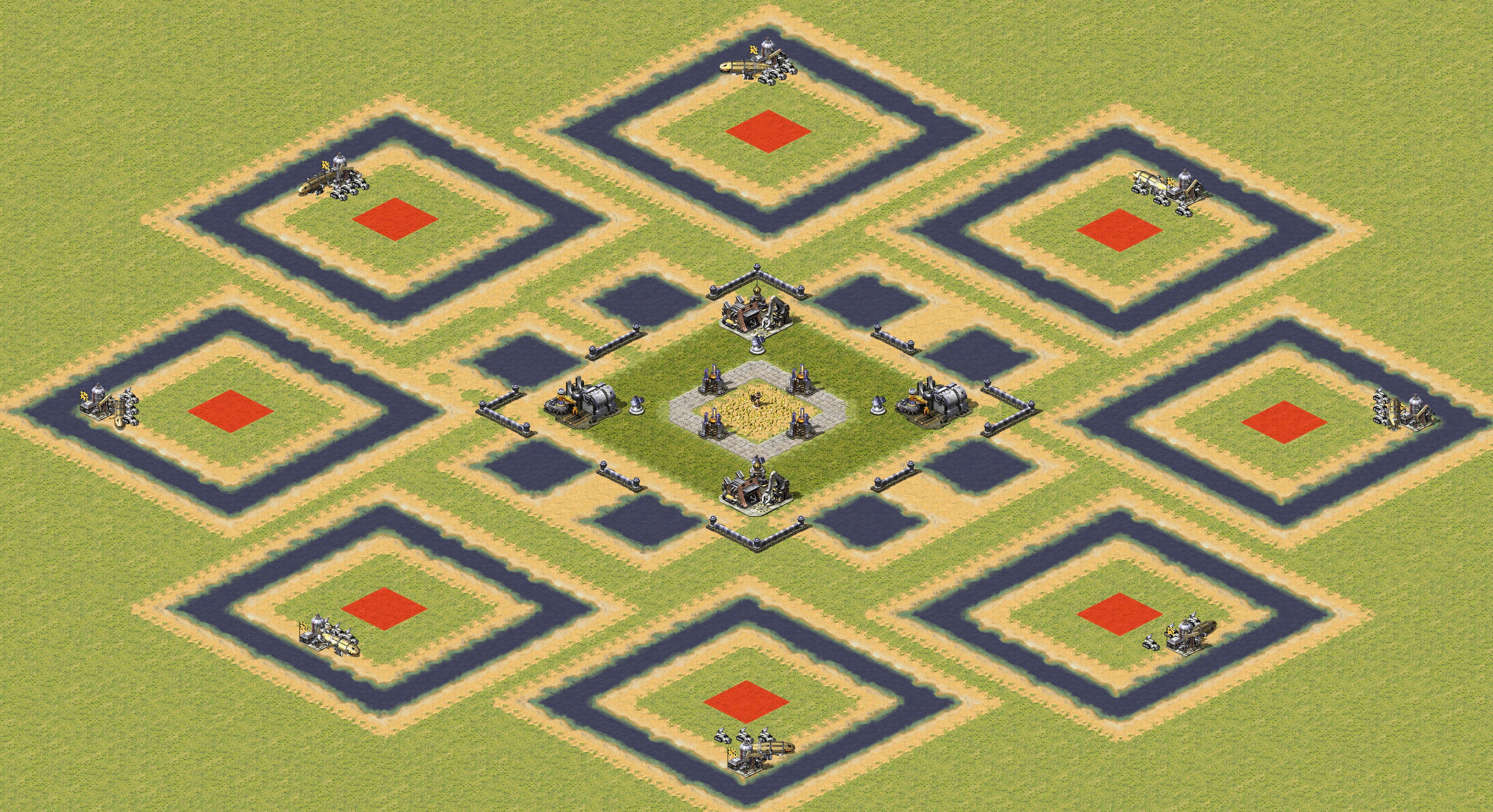 Rendered map: Kirov Fortress