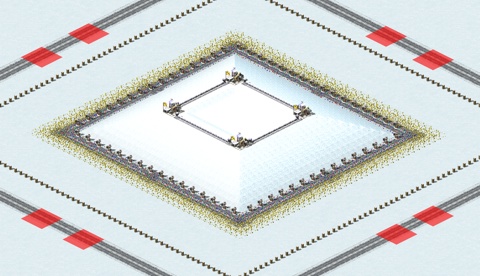 Rendered preview of Central Highland 2v2v2v2 Snowy