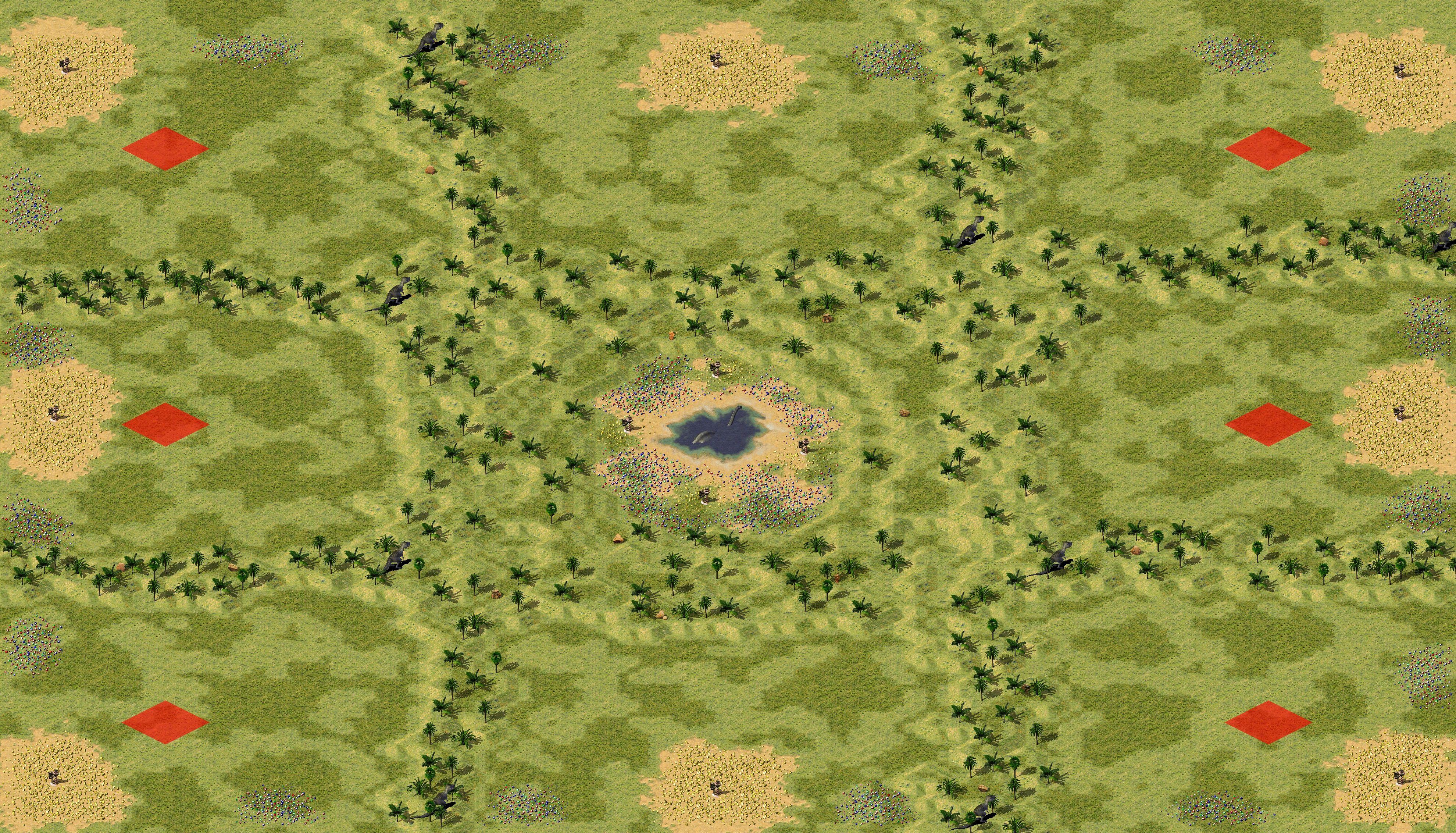 Rendered map: 怪兽电影