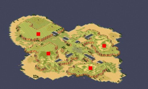 Rendered preview of Canyon Battle 4v