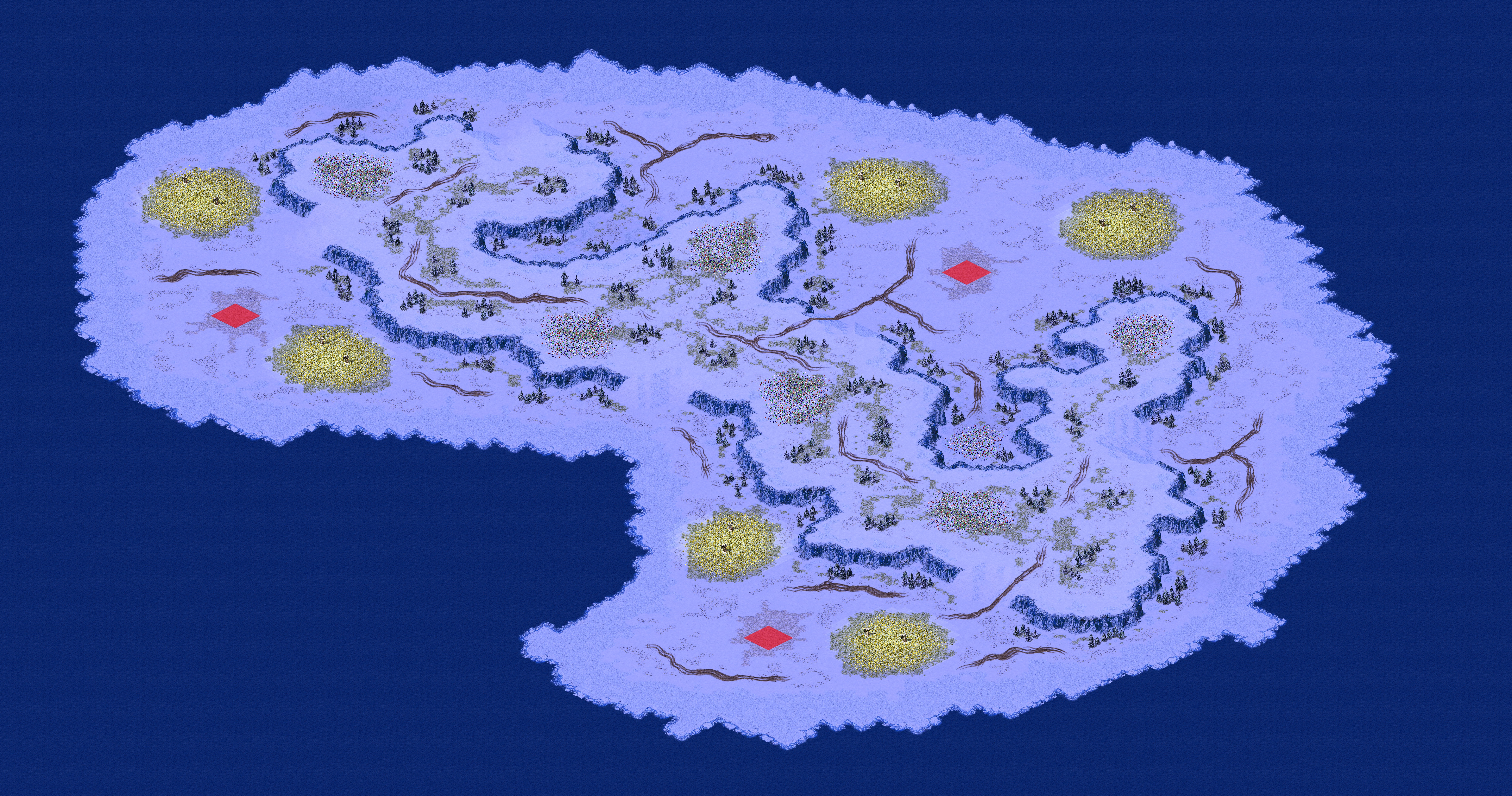 Rendered map: Hostile Iceberg (3)