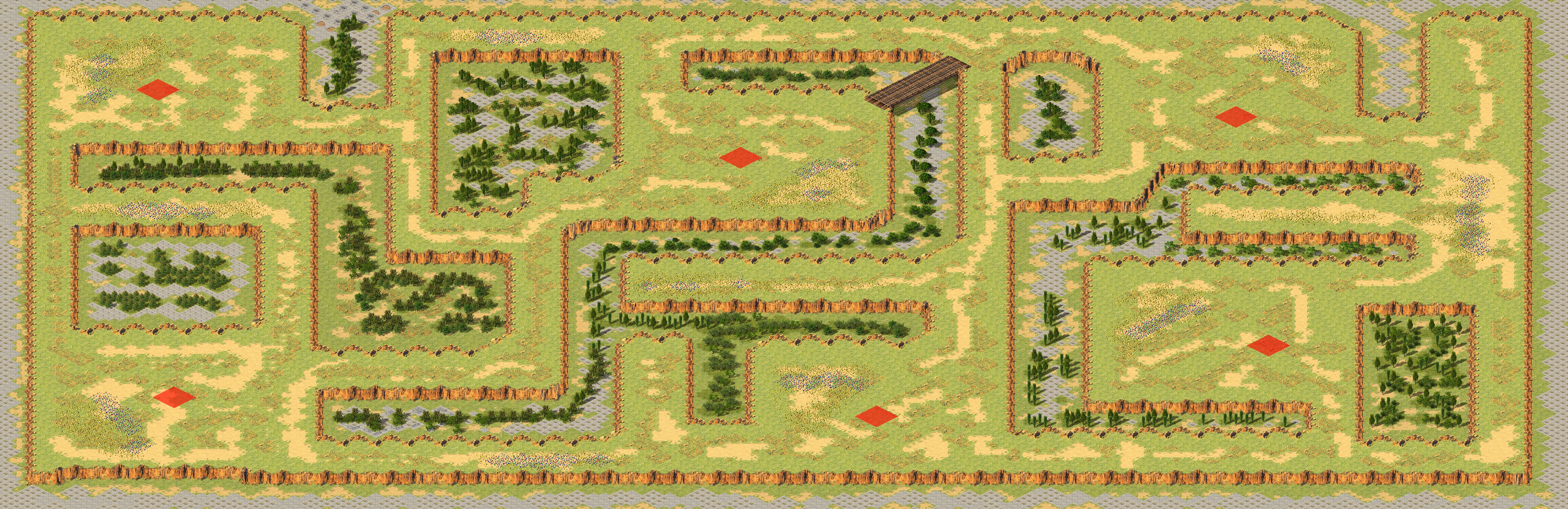 Rendered map: Daedalus Maze