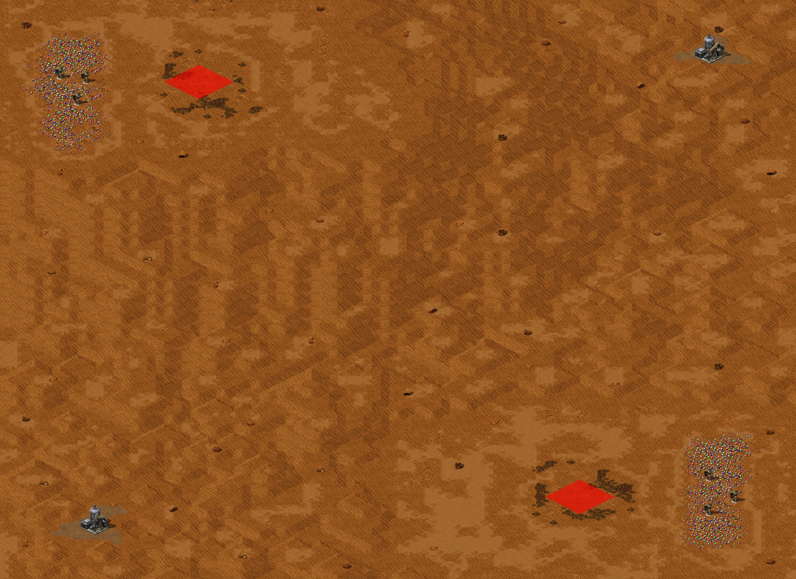 Rendered map: Fractured