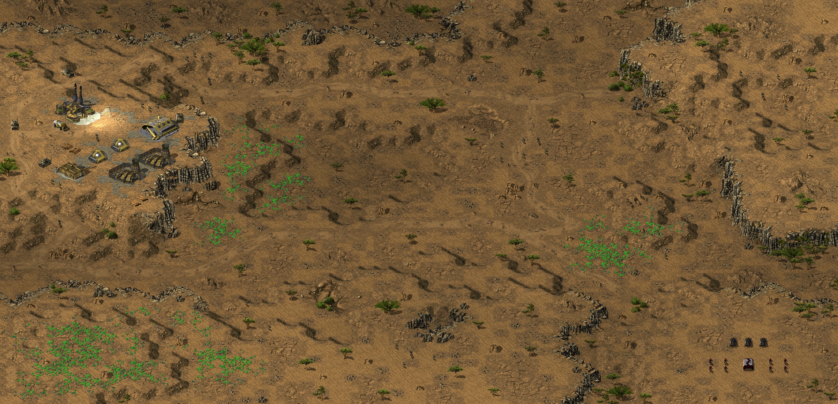 Rendered map: Nod Mission 02: Invasion of Egypt