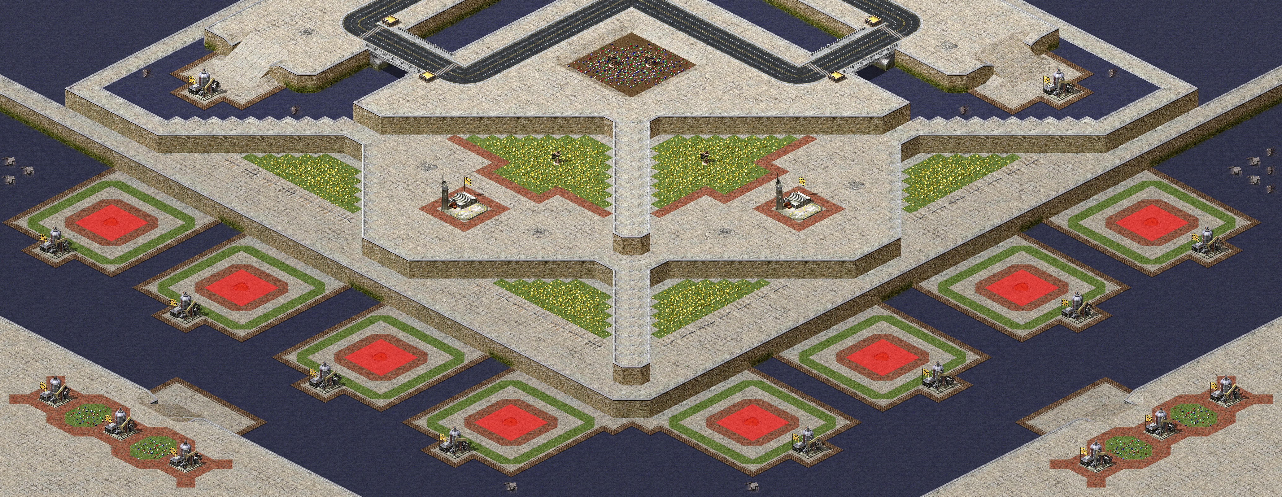 Rendered map: Solo High Ground March