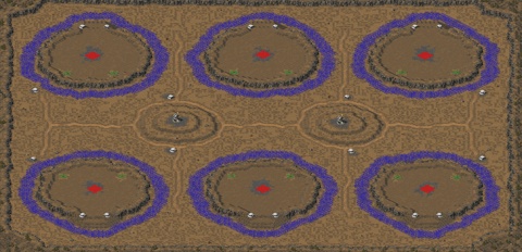 Rendered preview of (6) Sextuplet Bluff