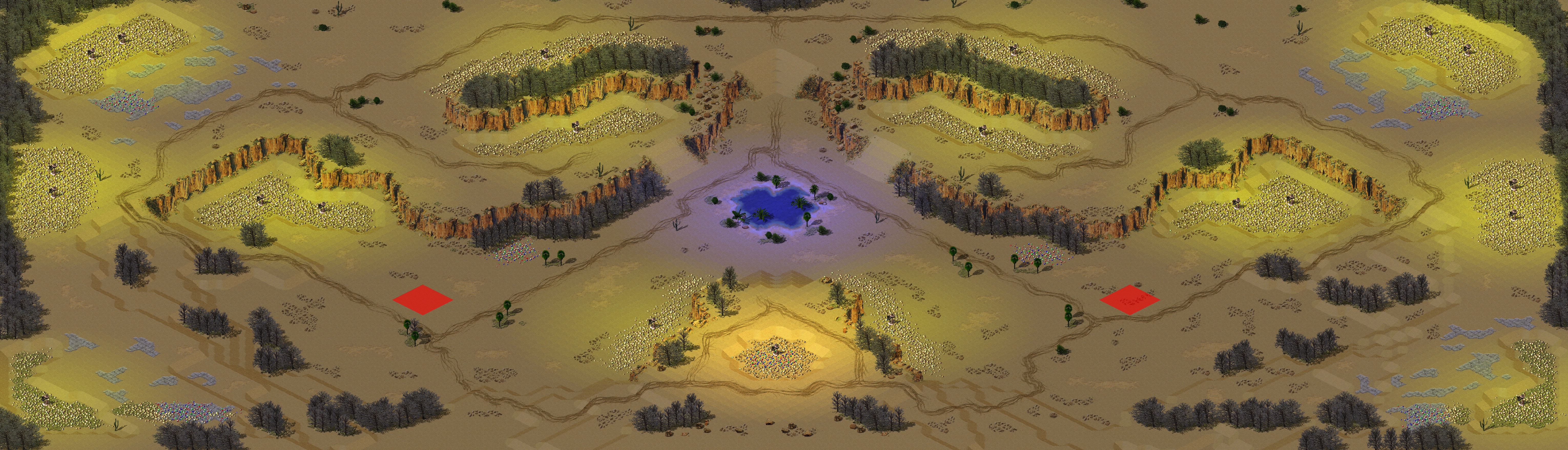 Rendered map: 峡谷冲突