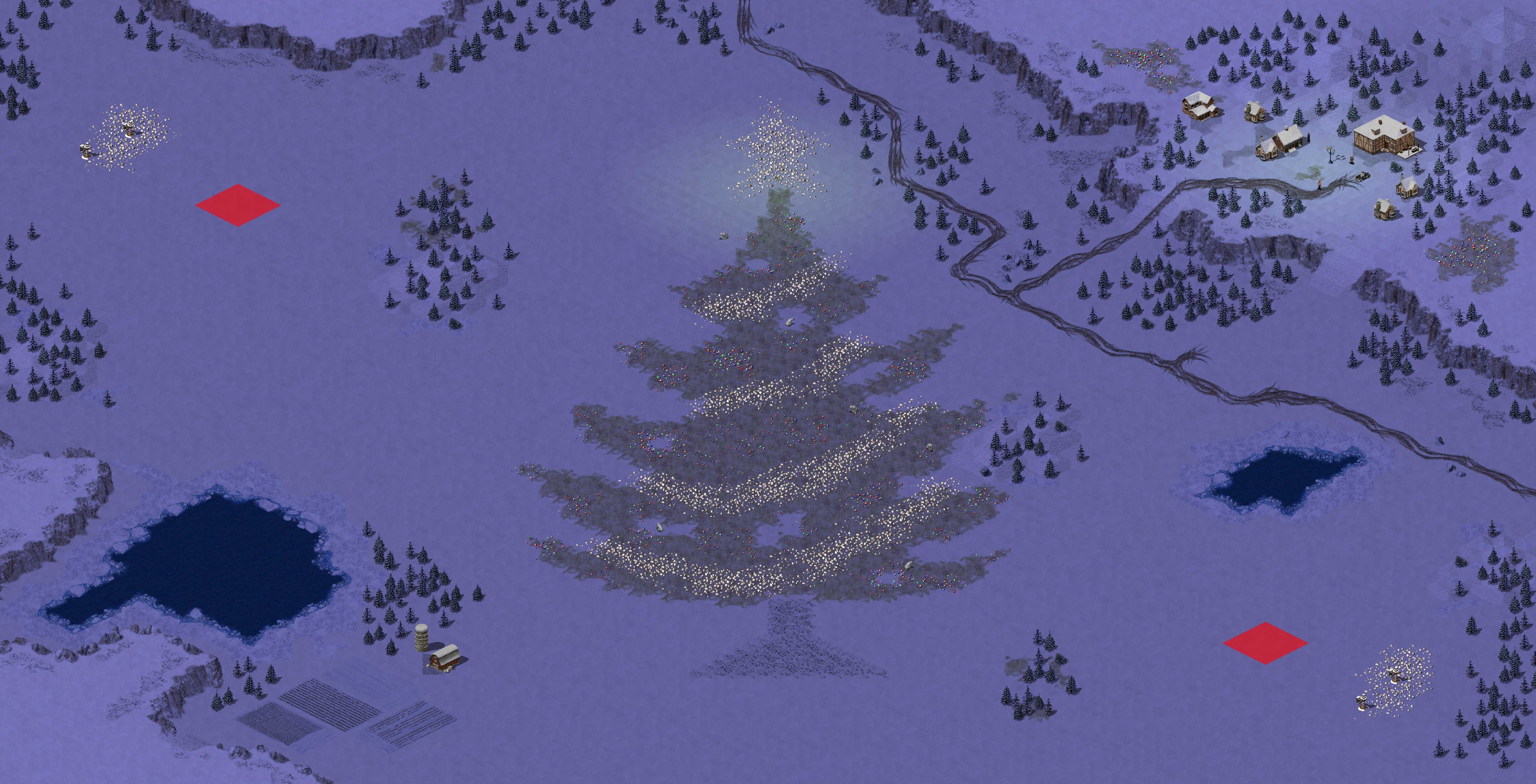 Rendered map: xmas