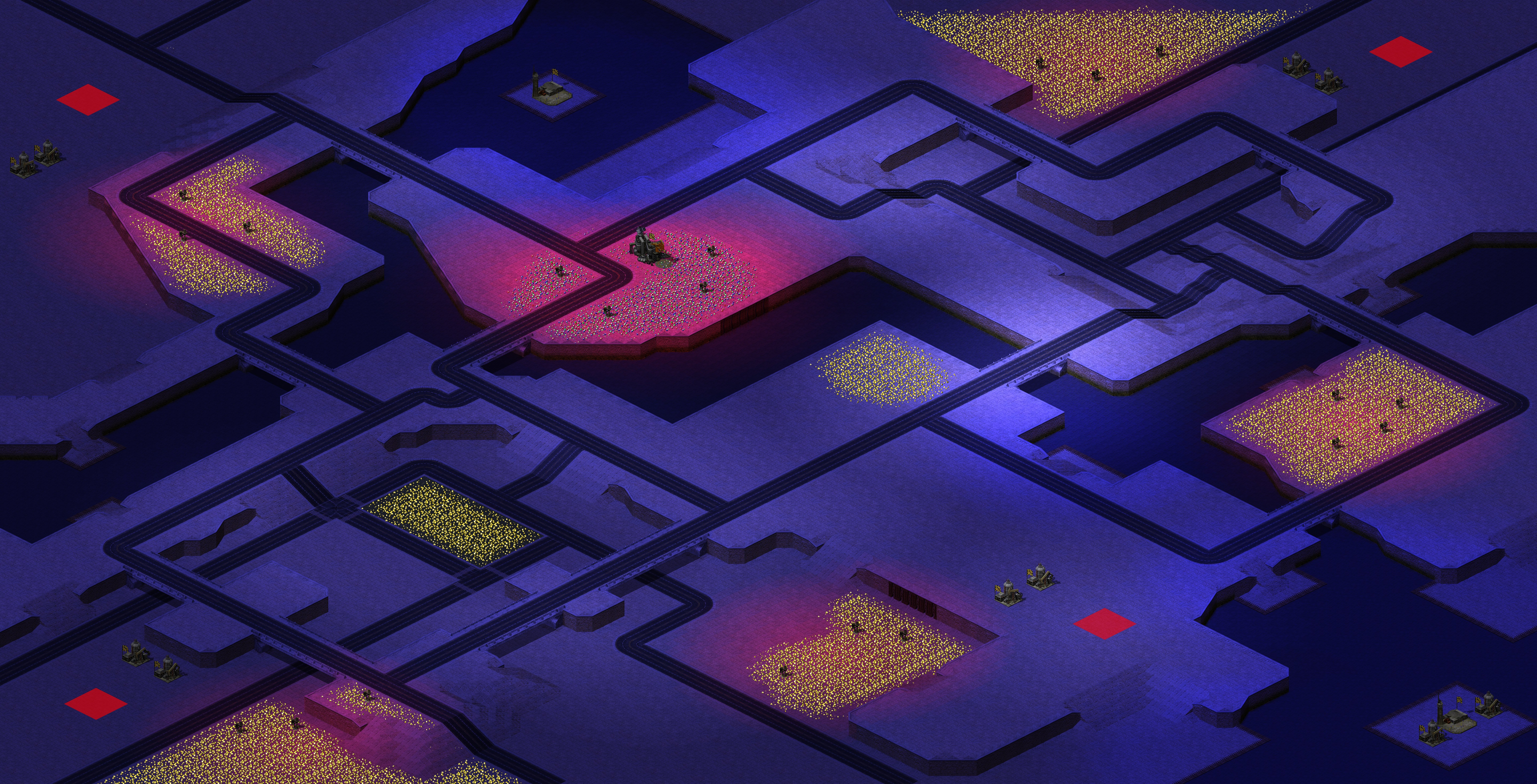 Rendered map: Danger City