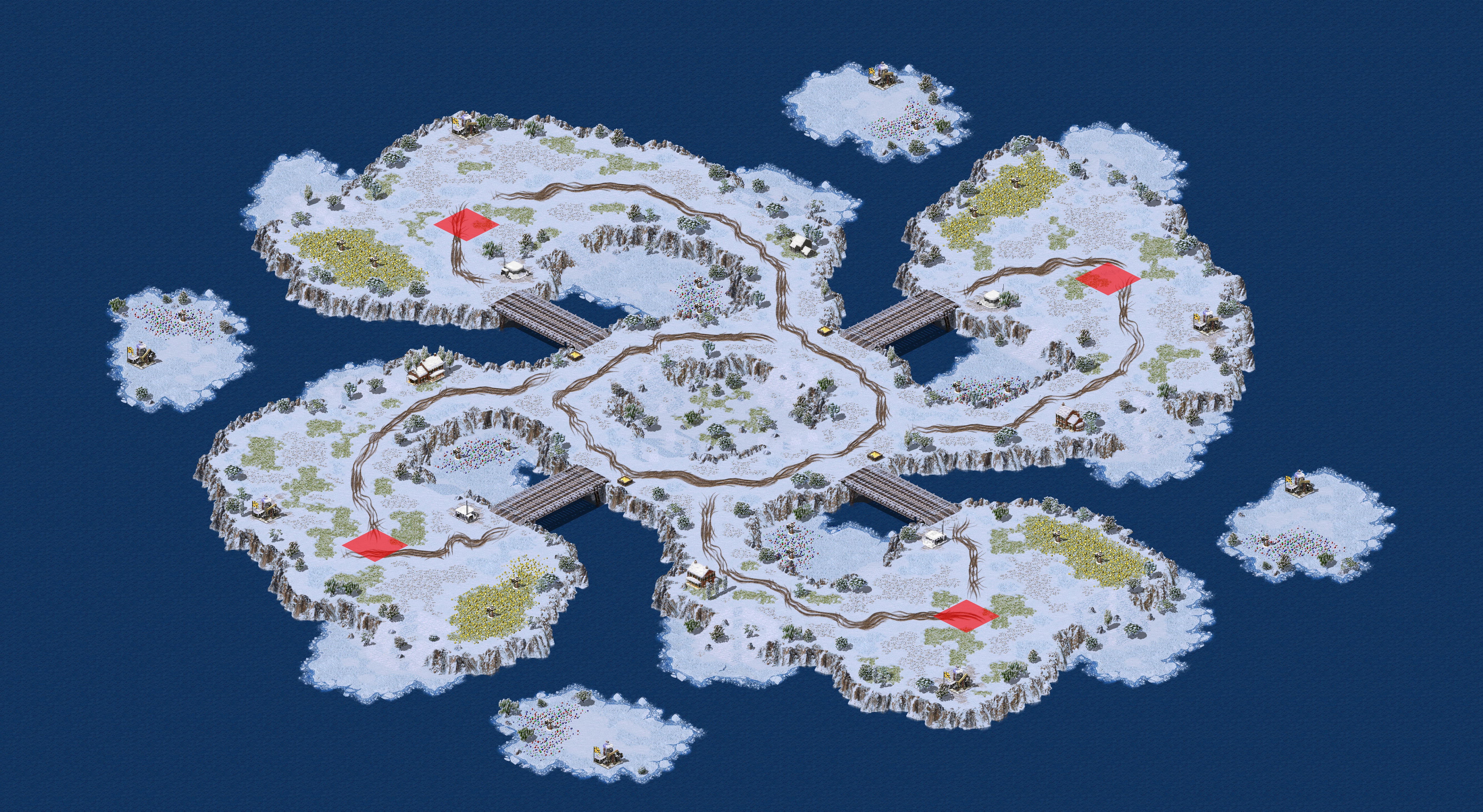 Rendered map: Buffed - Snowy Field