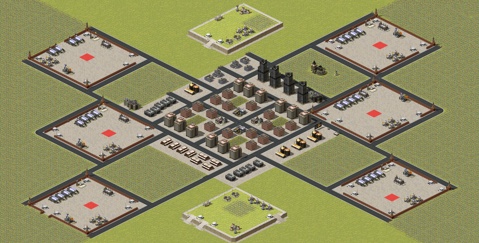 Rendered preview of country town crossfire v2