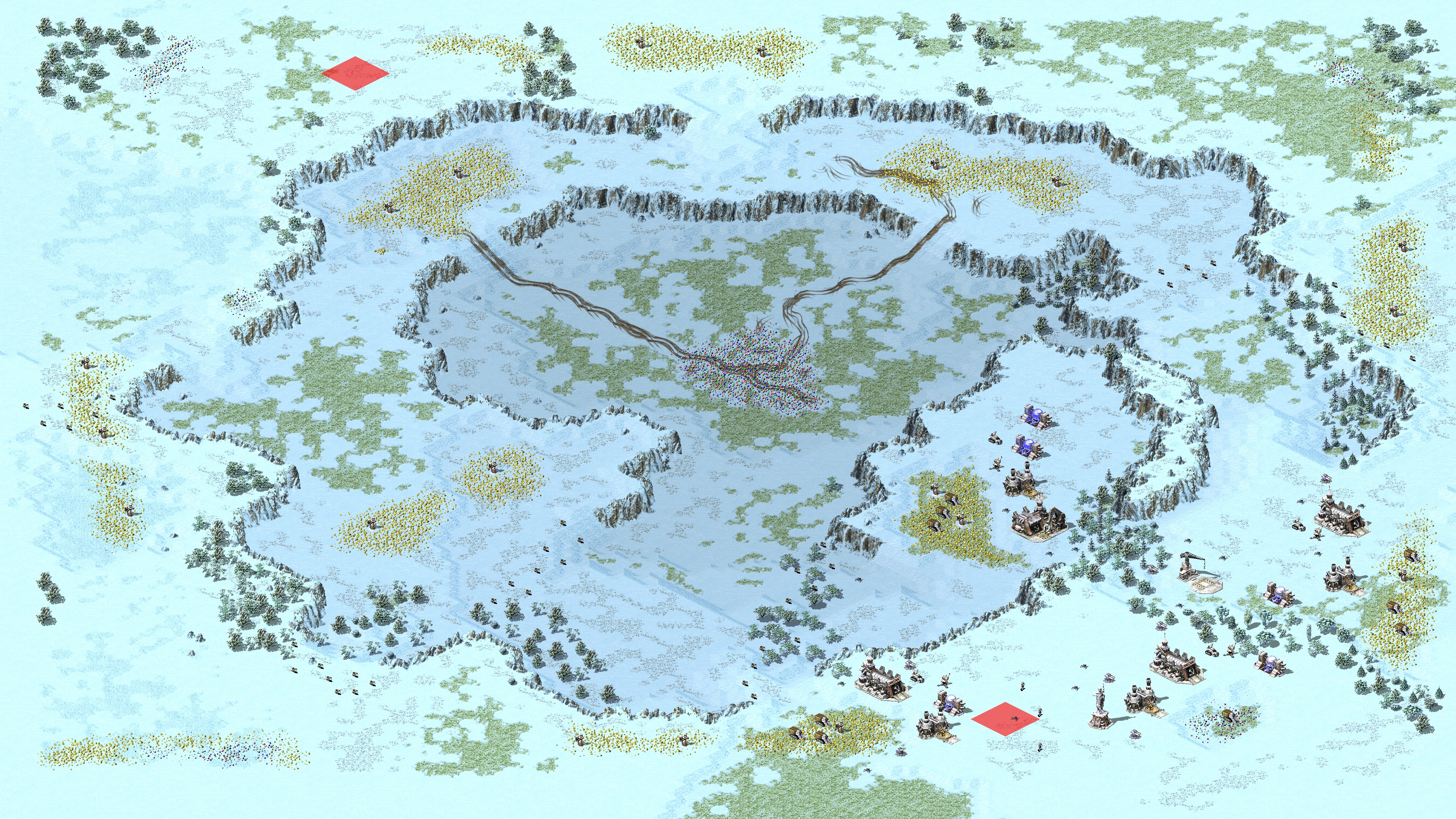 Rendered map: T18-连长考试图-A位置