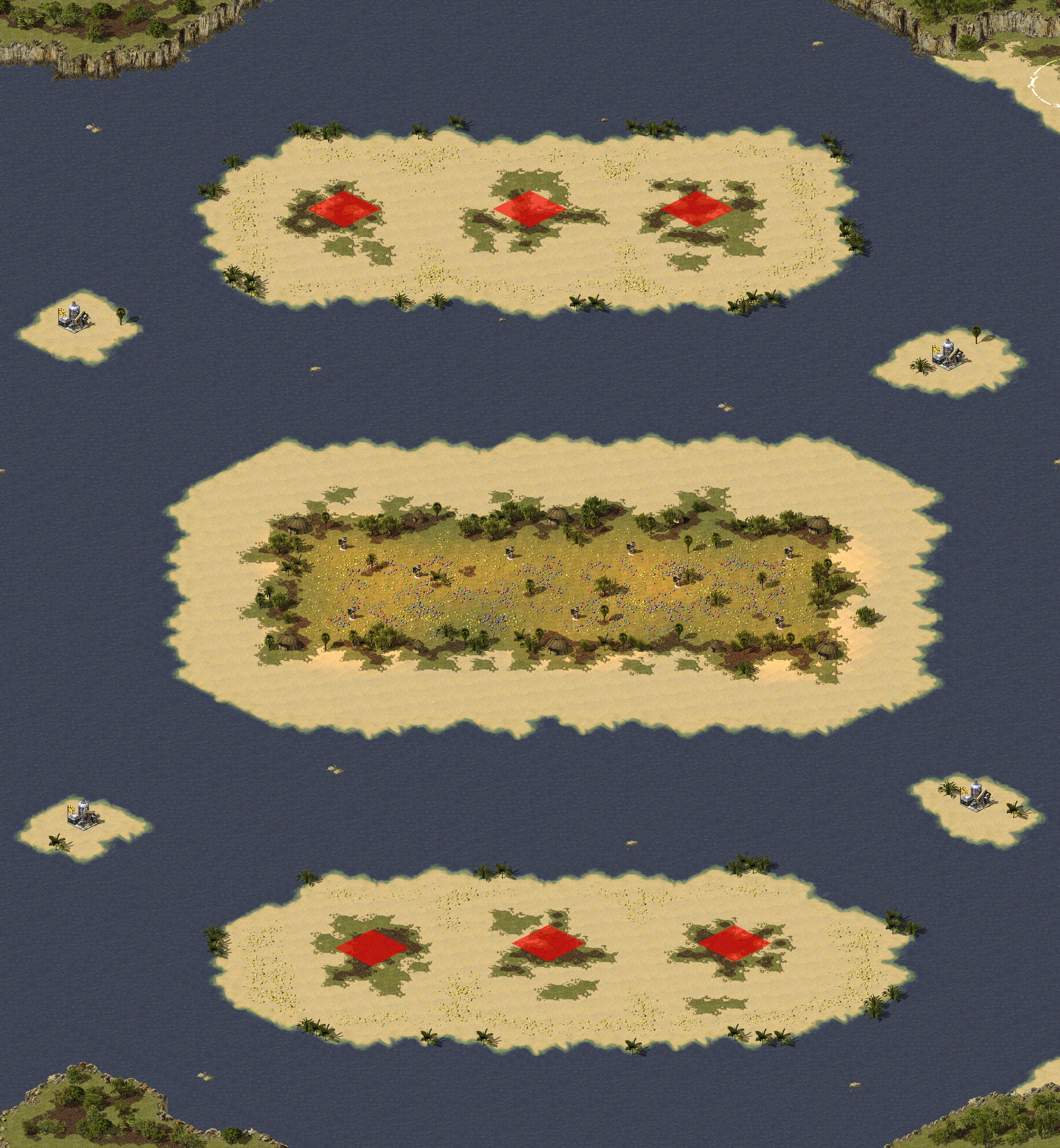 Rendered map: Conquest of Paradise