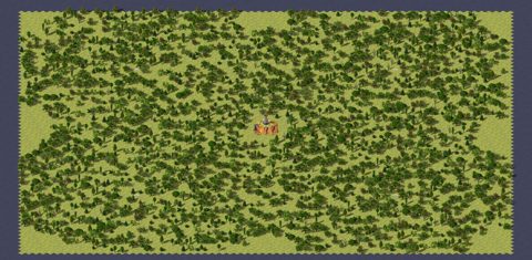 Rendered preview of Dark Forest Talking Trees