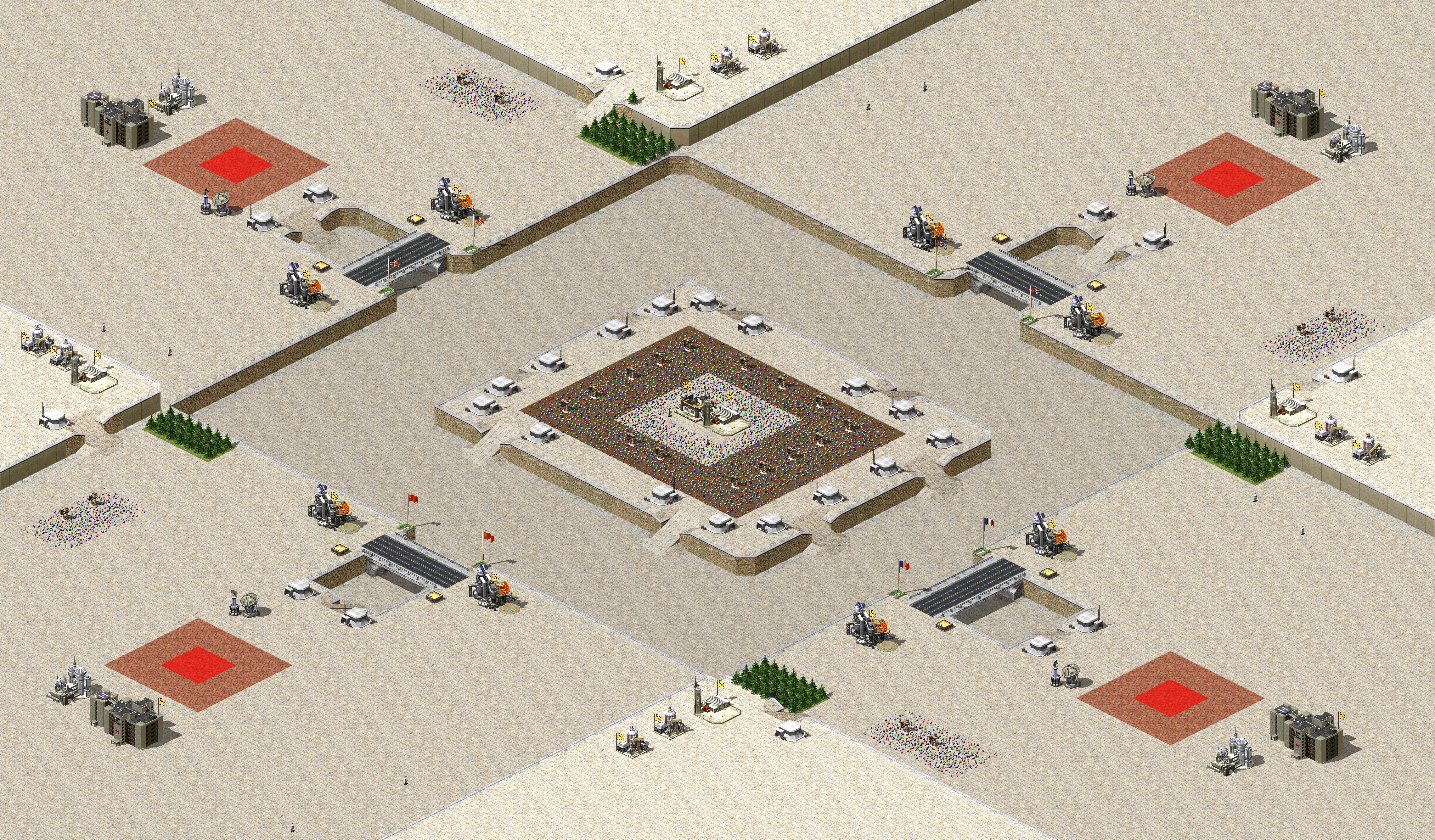 Rendered map: Small City