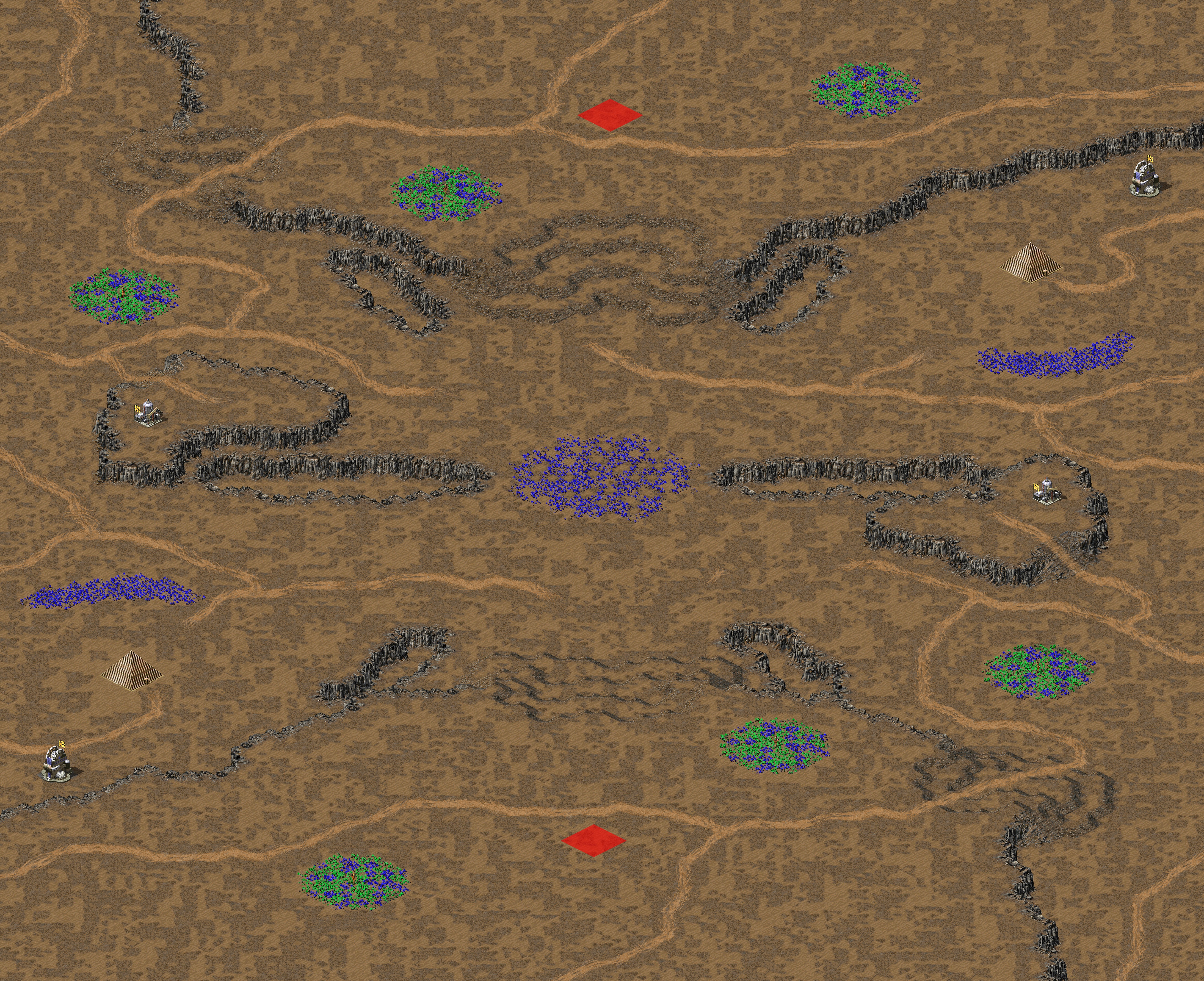 Rendered map: (2) Tournament Dune