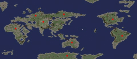 Rendered preview of World Map Single Tech - Fair