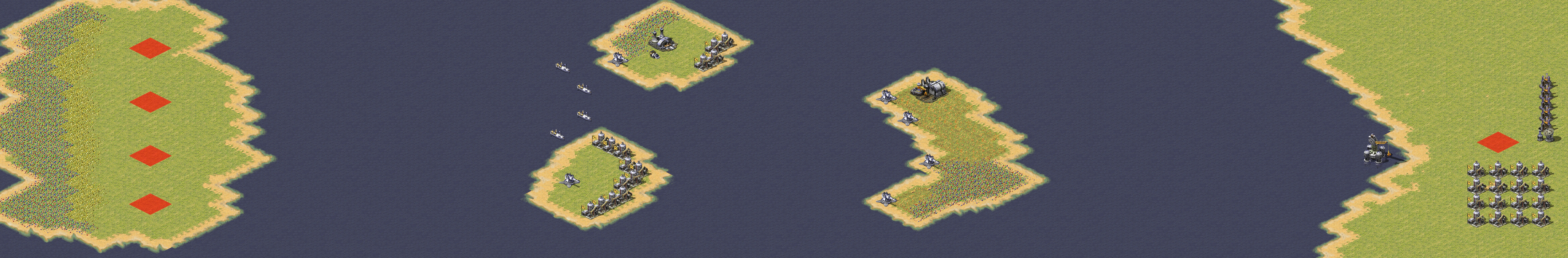 Rendered map: Naval Battle 4v1