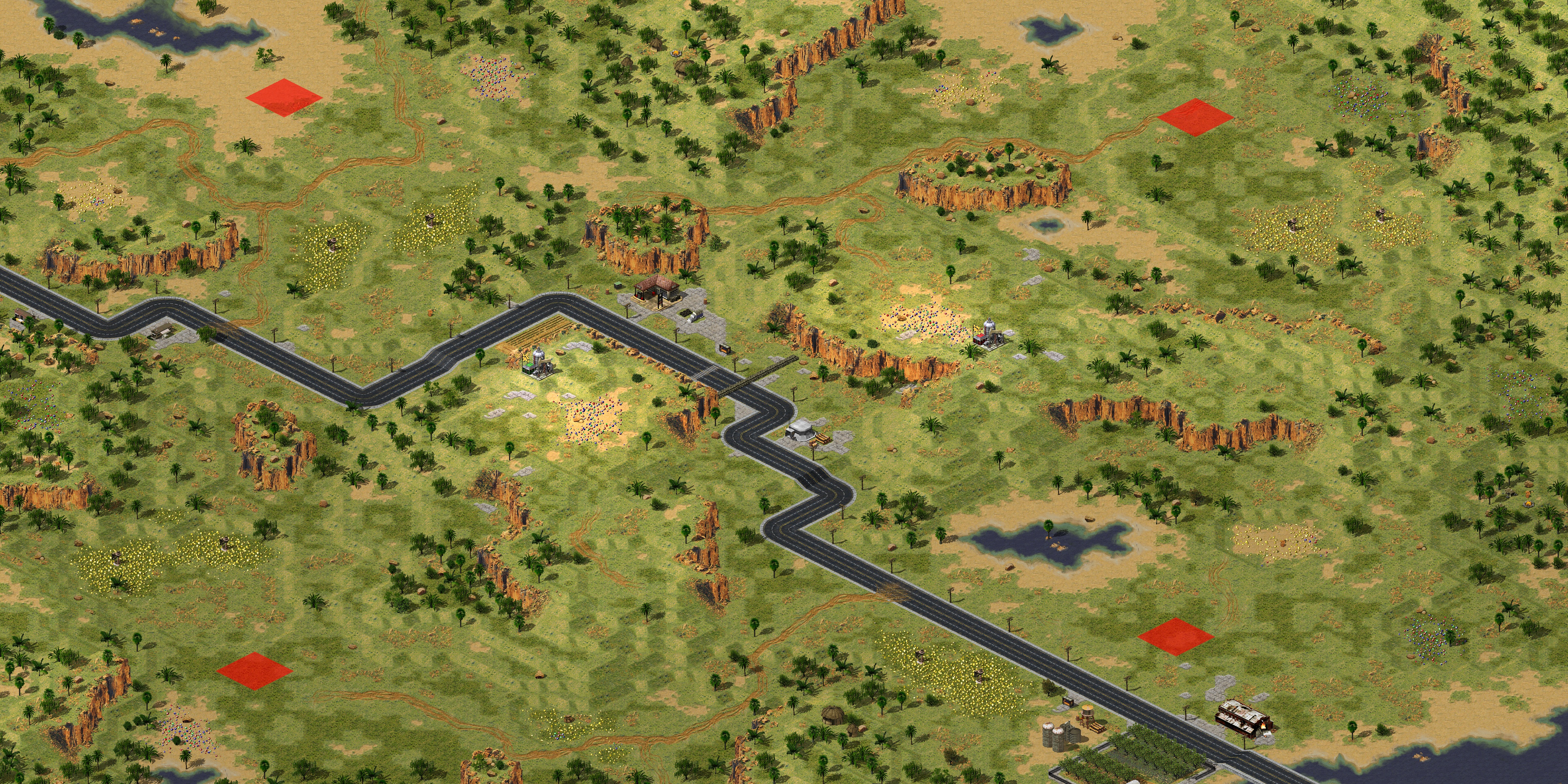 Rendered map: Fierce Battle (PreCaptured)