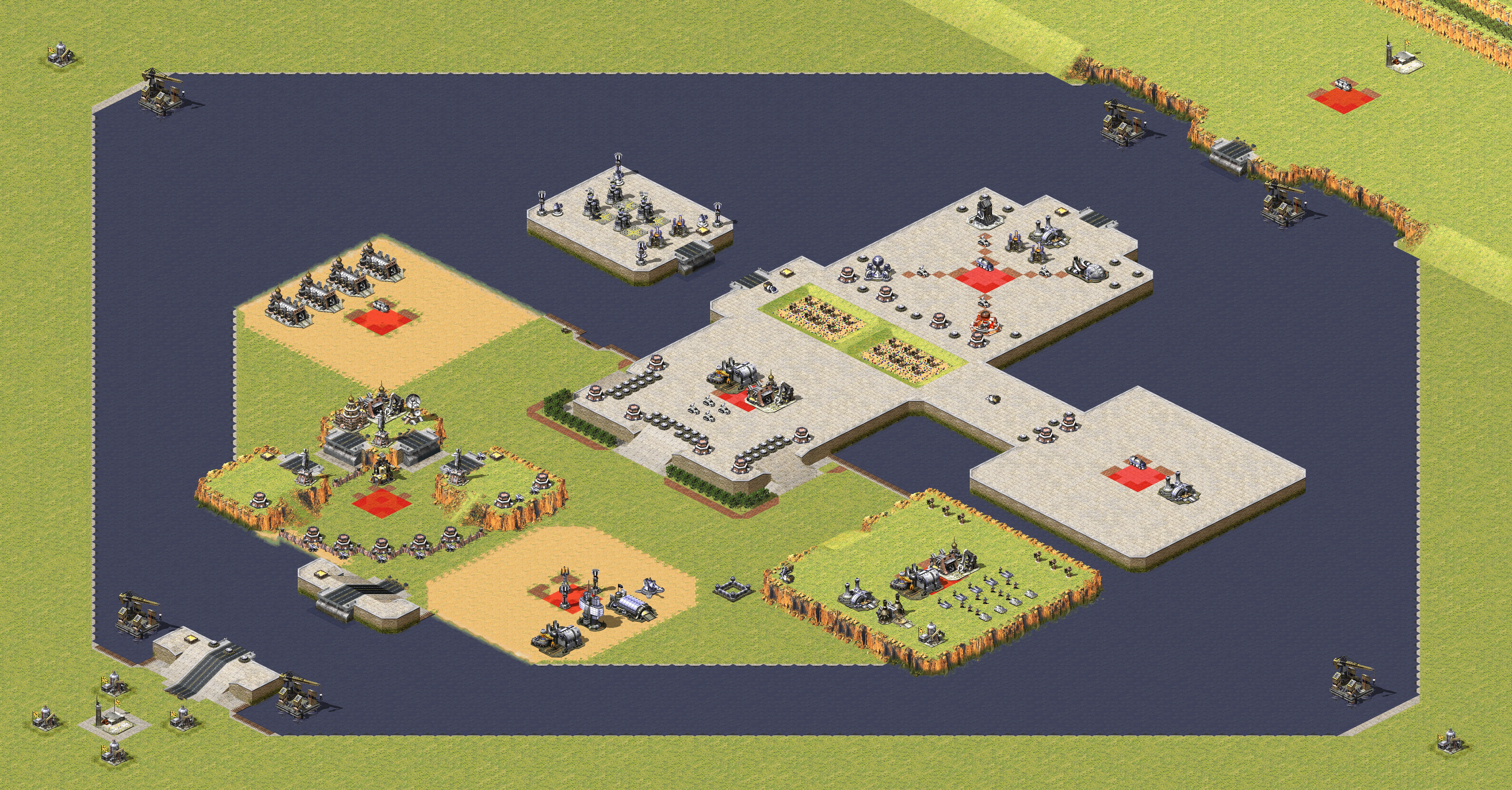 Rendered map: Eight Immortals Cross the Sea Patch of Land