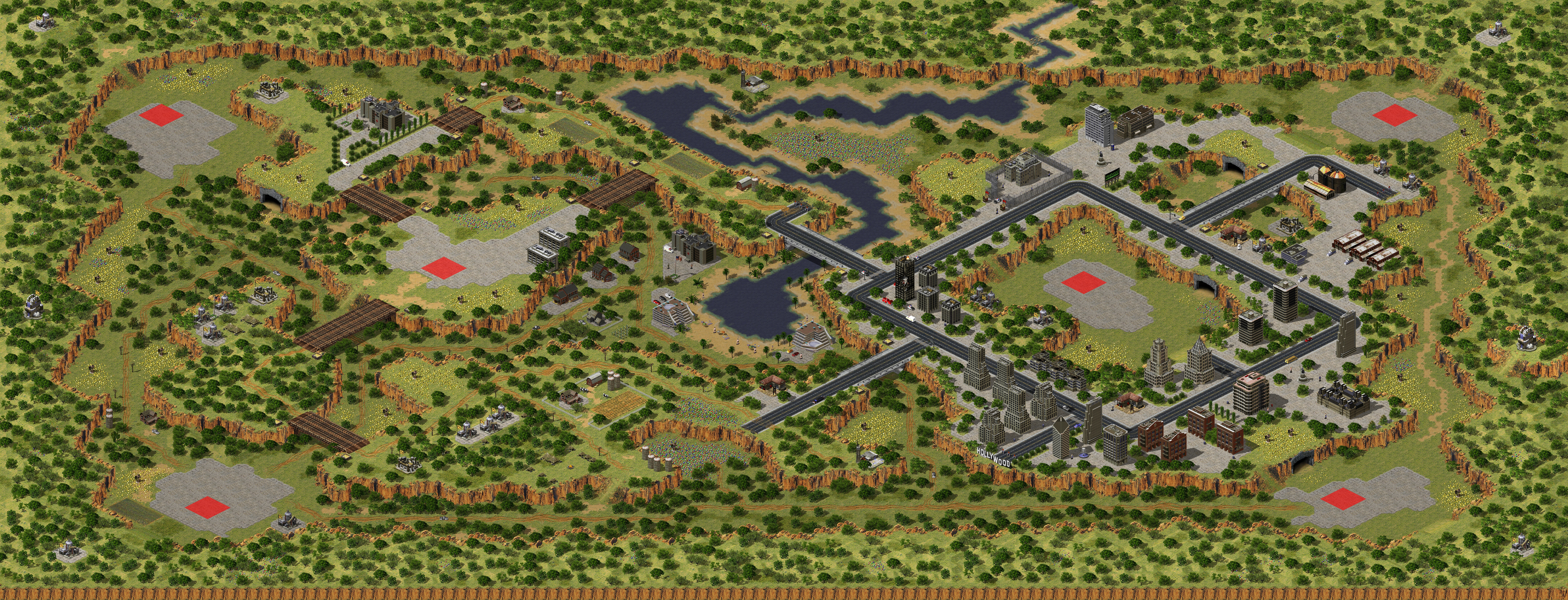 Rendered map: Paradise