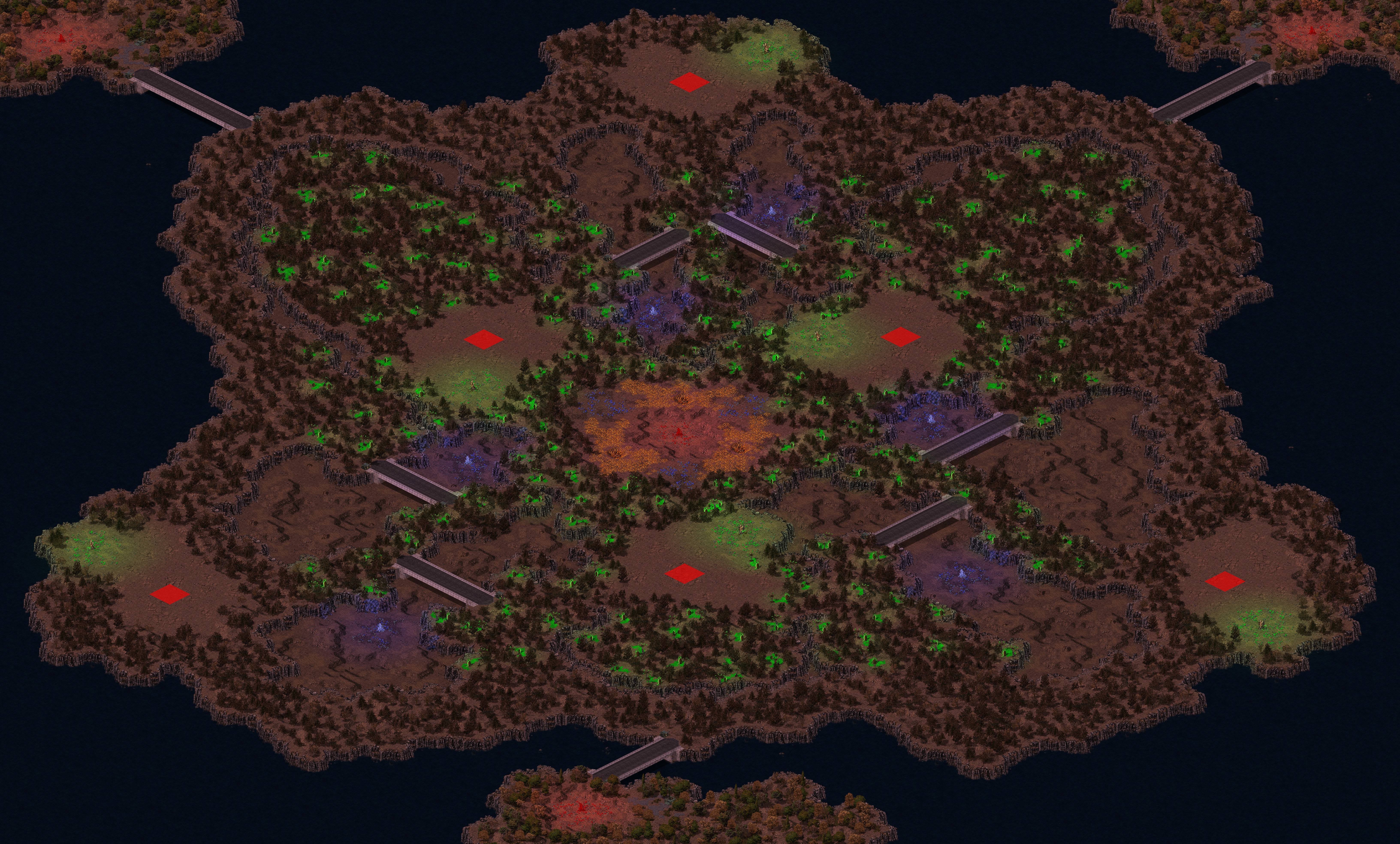 Rendered map: [6] ...And A Hard Place