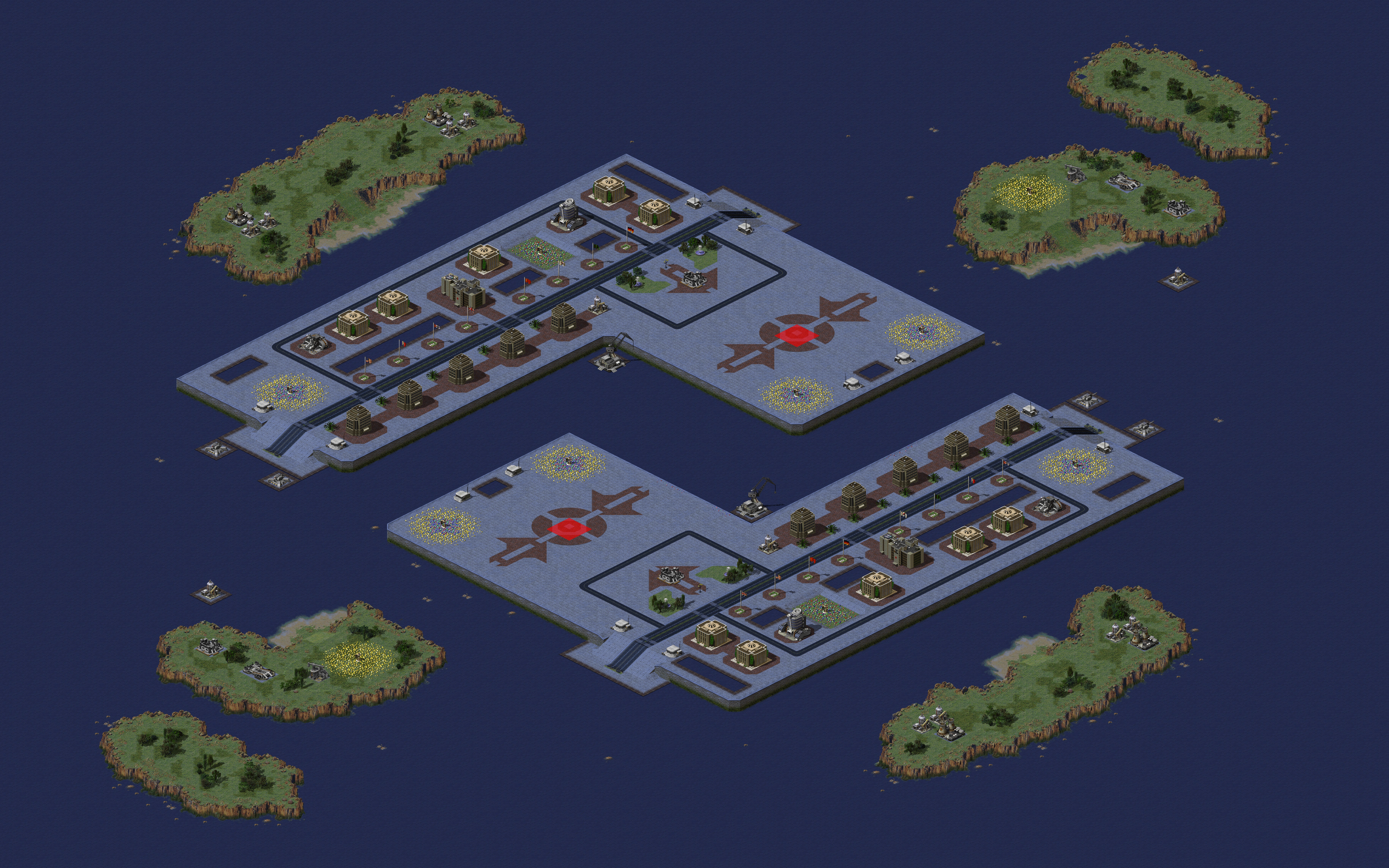 Rendered map: Oppidan Bay