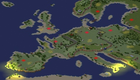 Rendered preview of Standard Europe Map