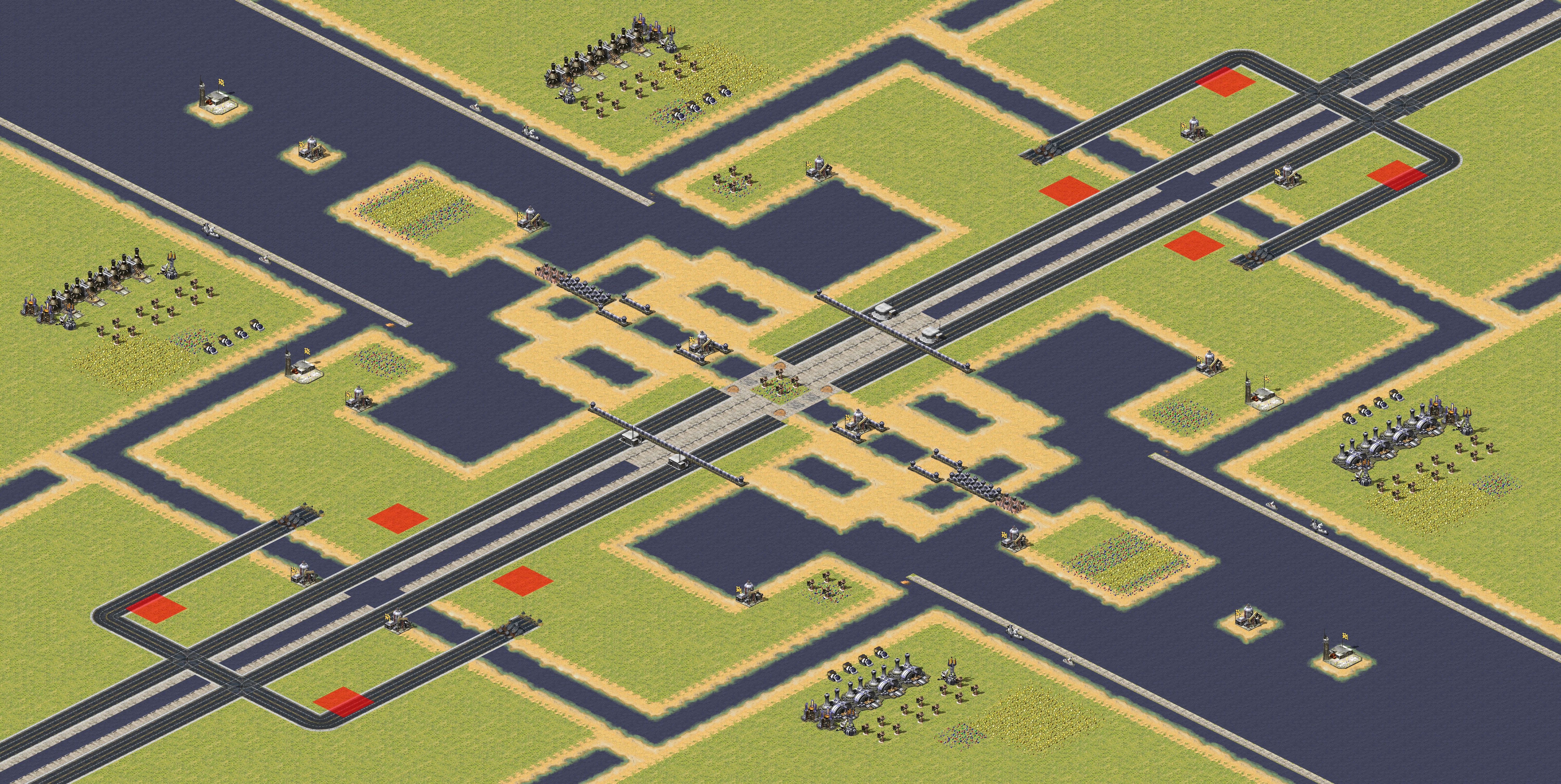 Rendered map: Never Surrender Oil Field