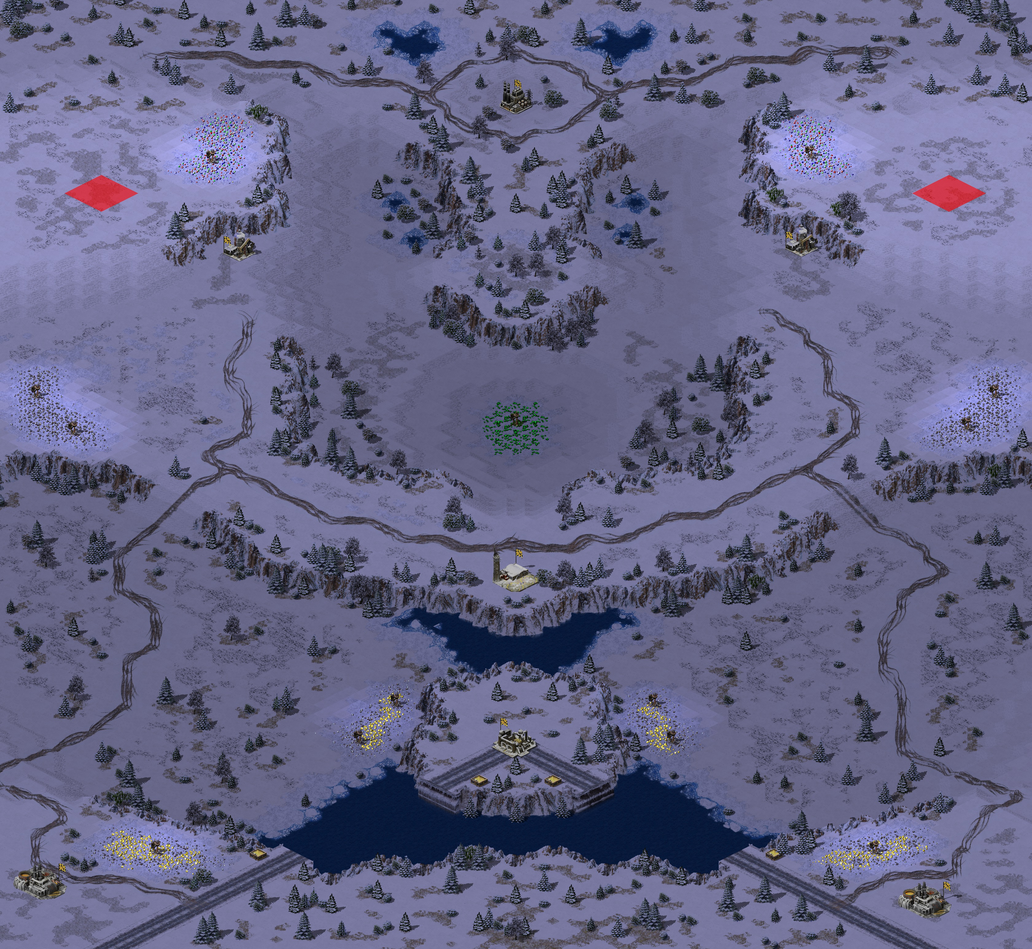 Rendered map: Compact Combat