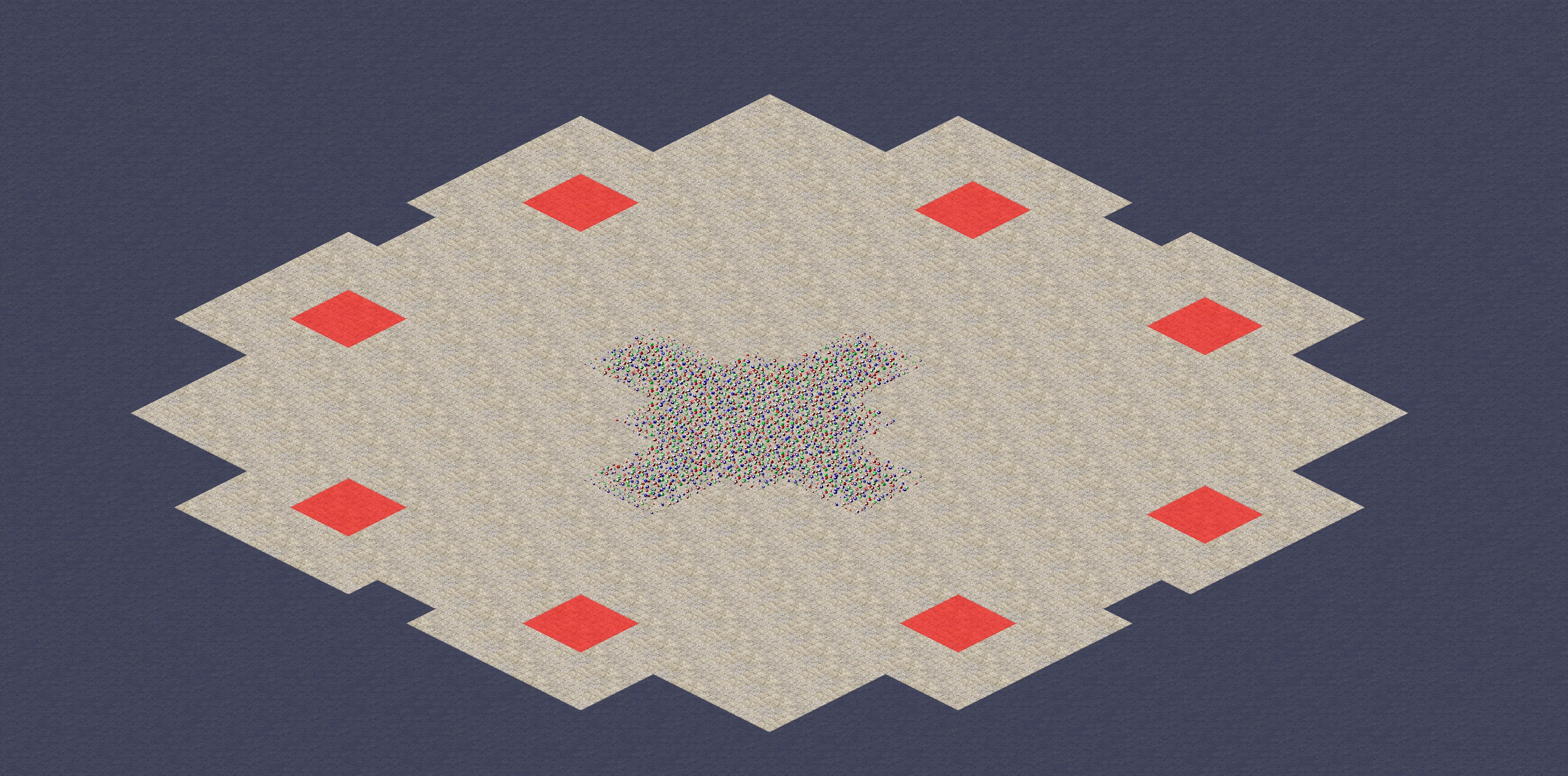 Rendered map: All Cheating Patch of Land (4v4)