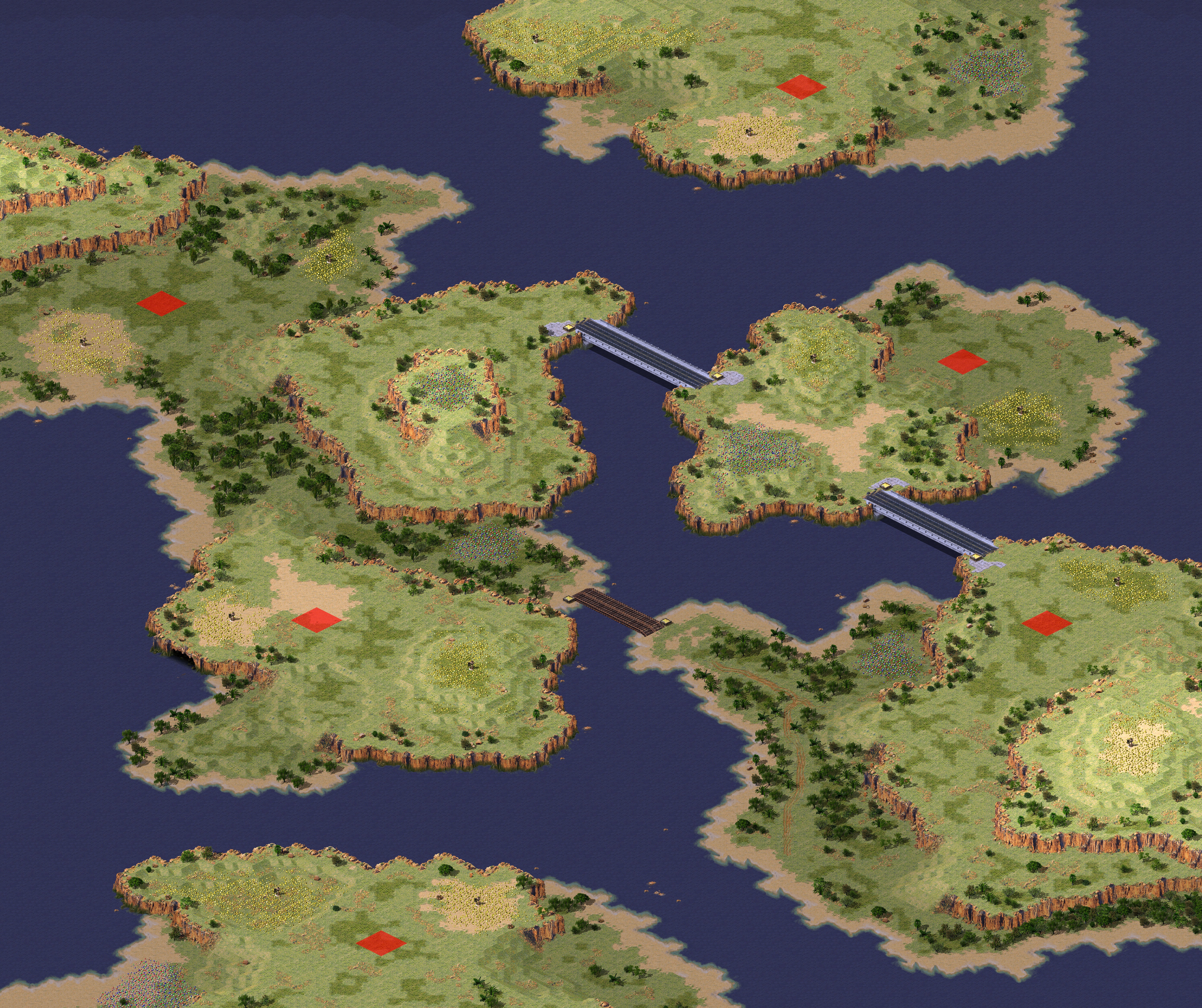 Rendered map: 镰刀与铁锤