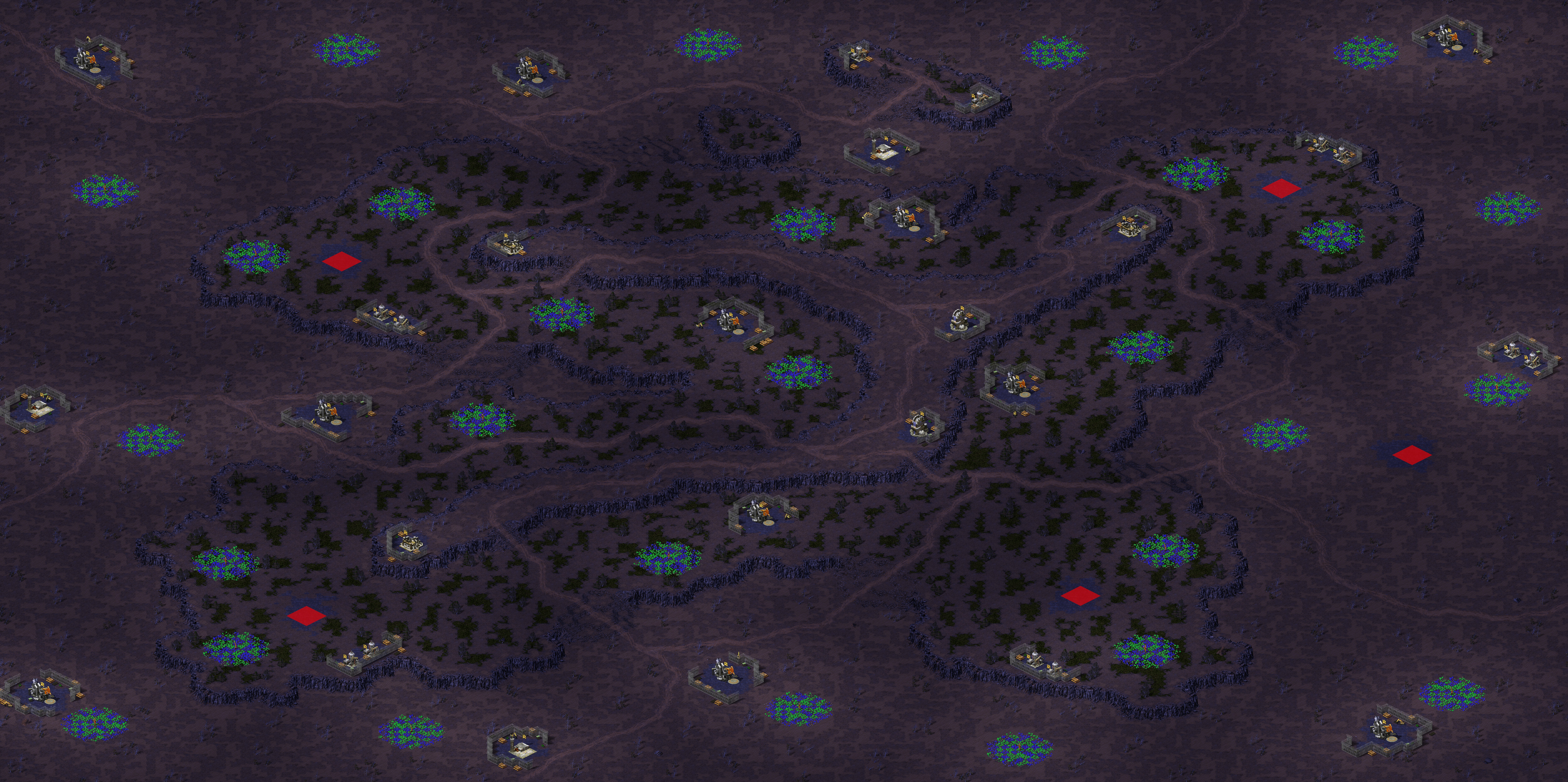 Rendered map: Arid Superiority