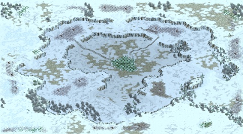 Rendered preview of Heck Freezes Over (2-8) (Land Rush)