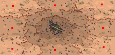 Rendered preview of Desert Wasteland City