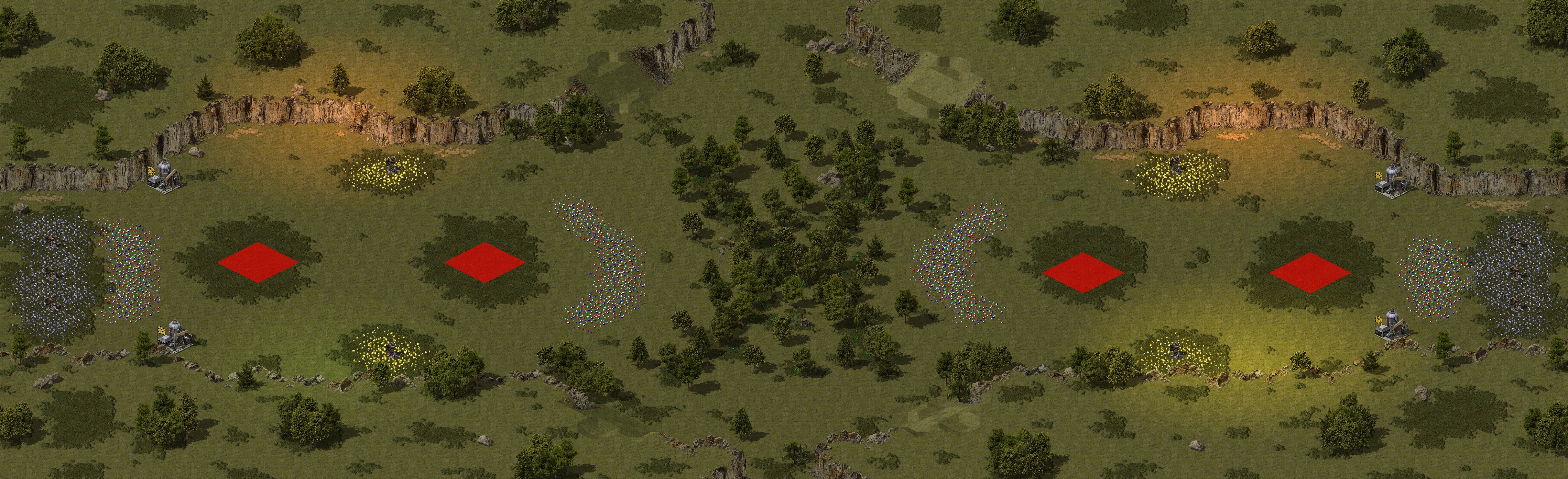 Rendered map: Offense Defense