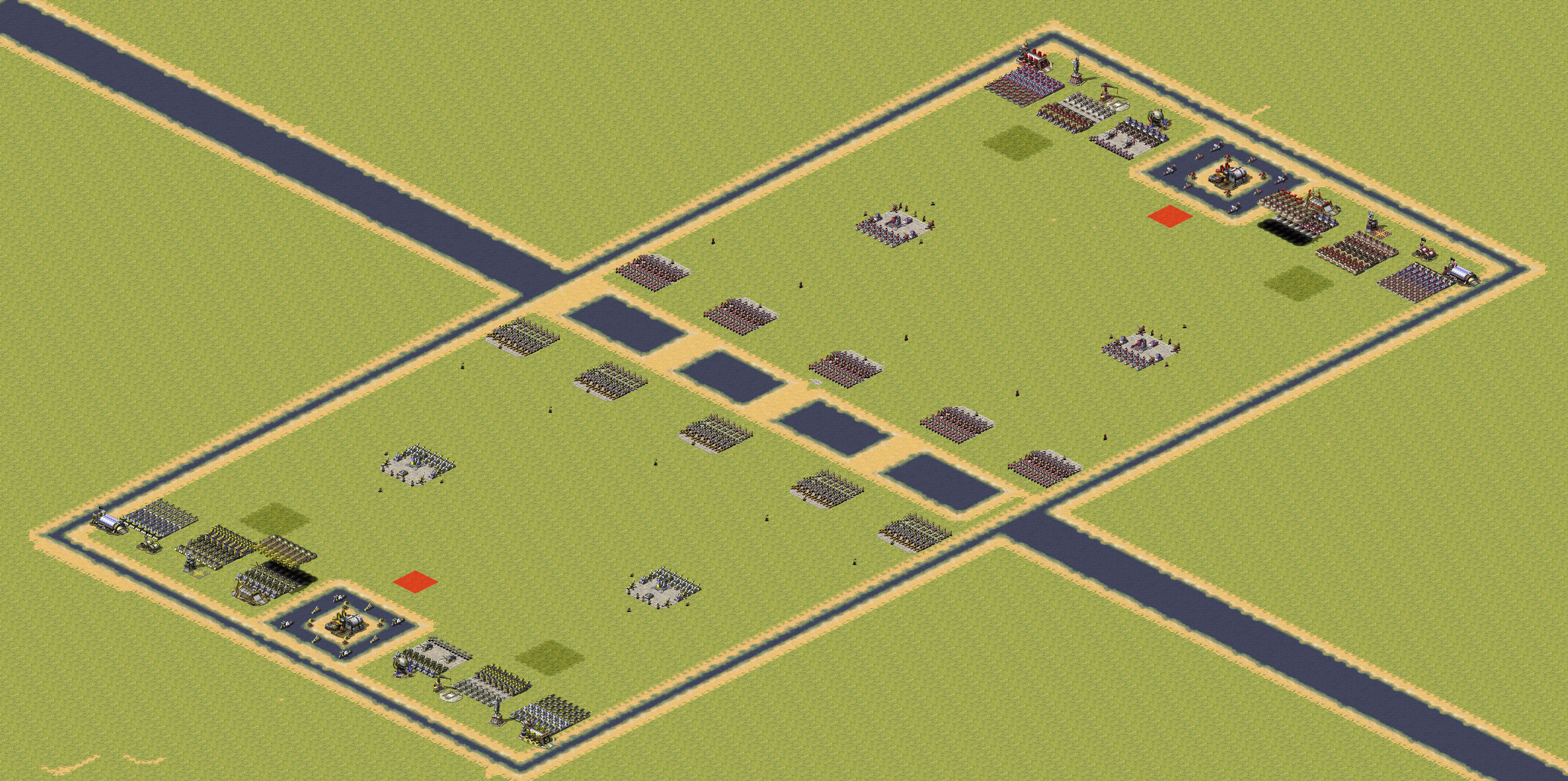 Rendered map: Chess 1v1
