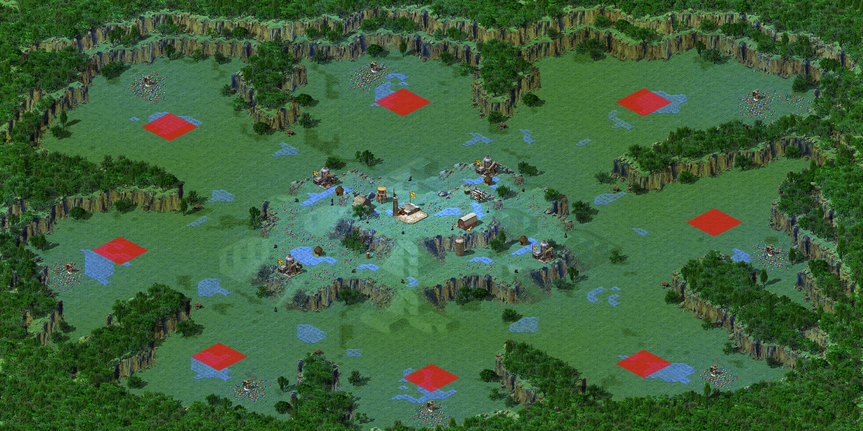 Rendered map: Mountain Abyss v1.1