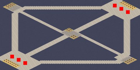 Rendered preview of Three Paths