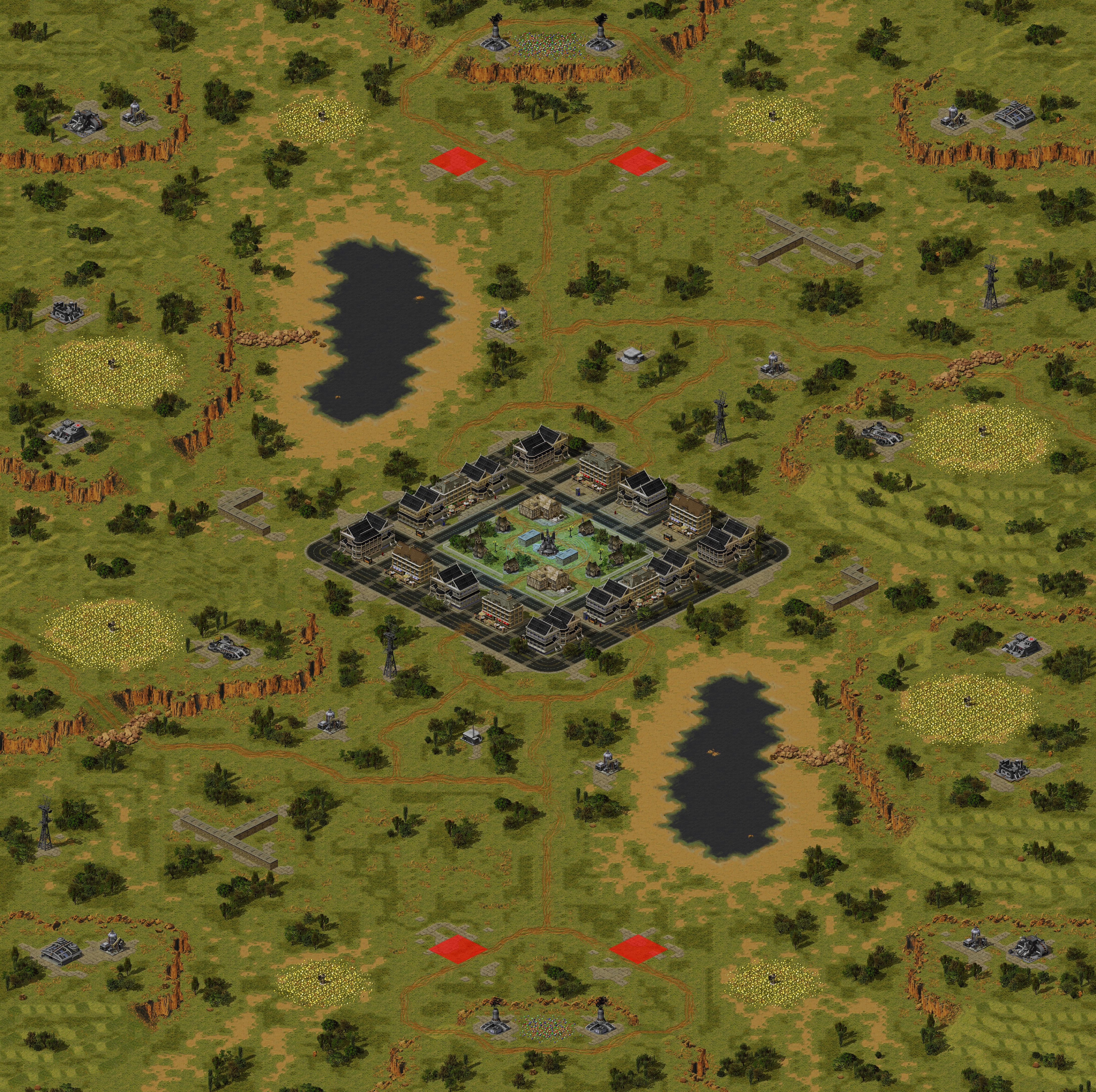 Rendered map: Big Town USA