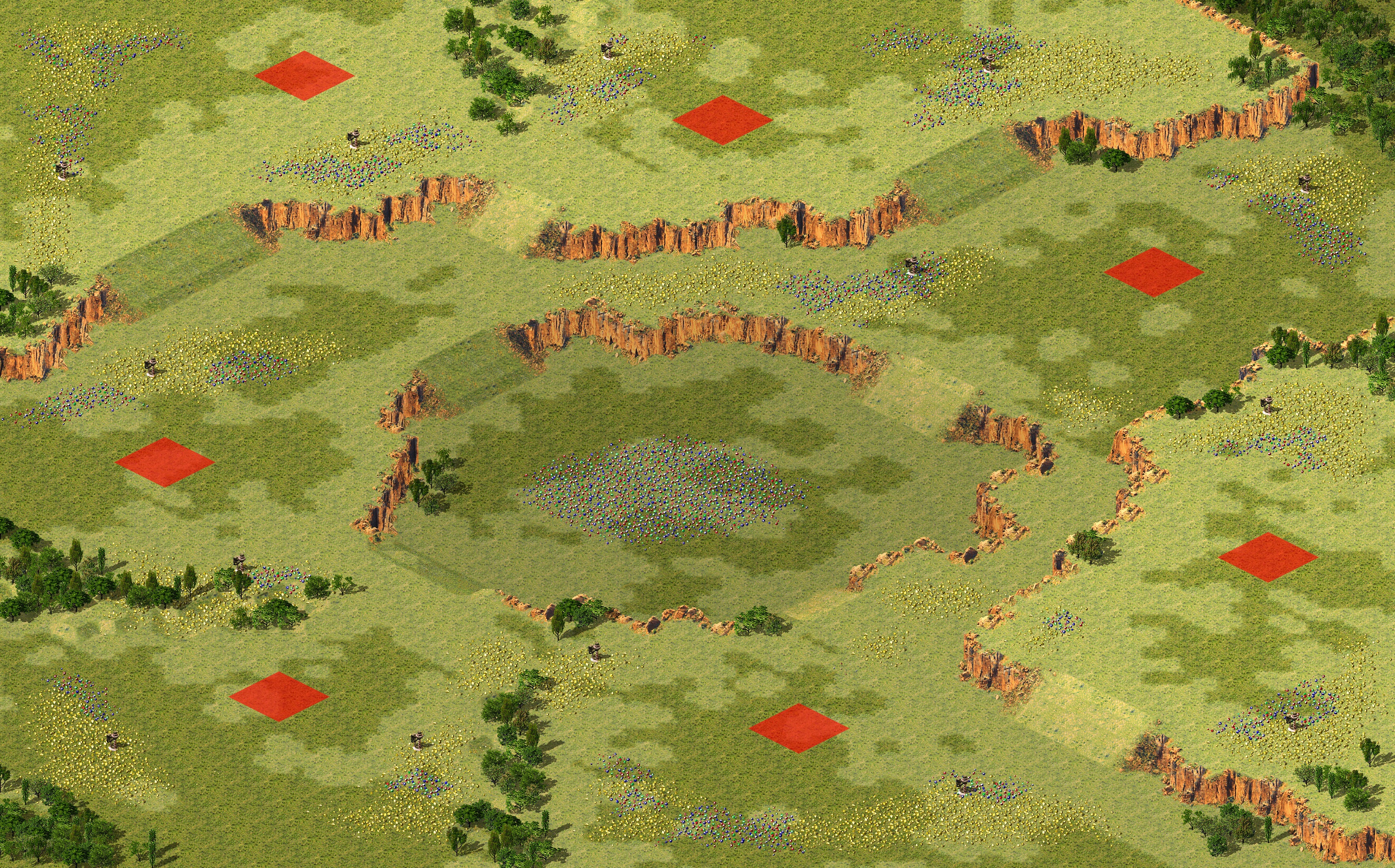Rendered map: Spring Meadow - Snowy Field Mini