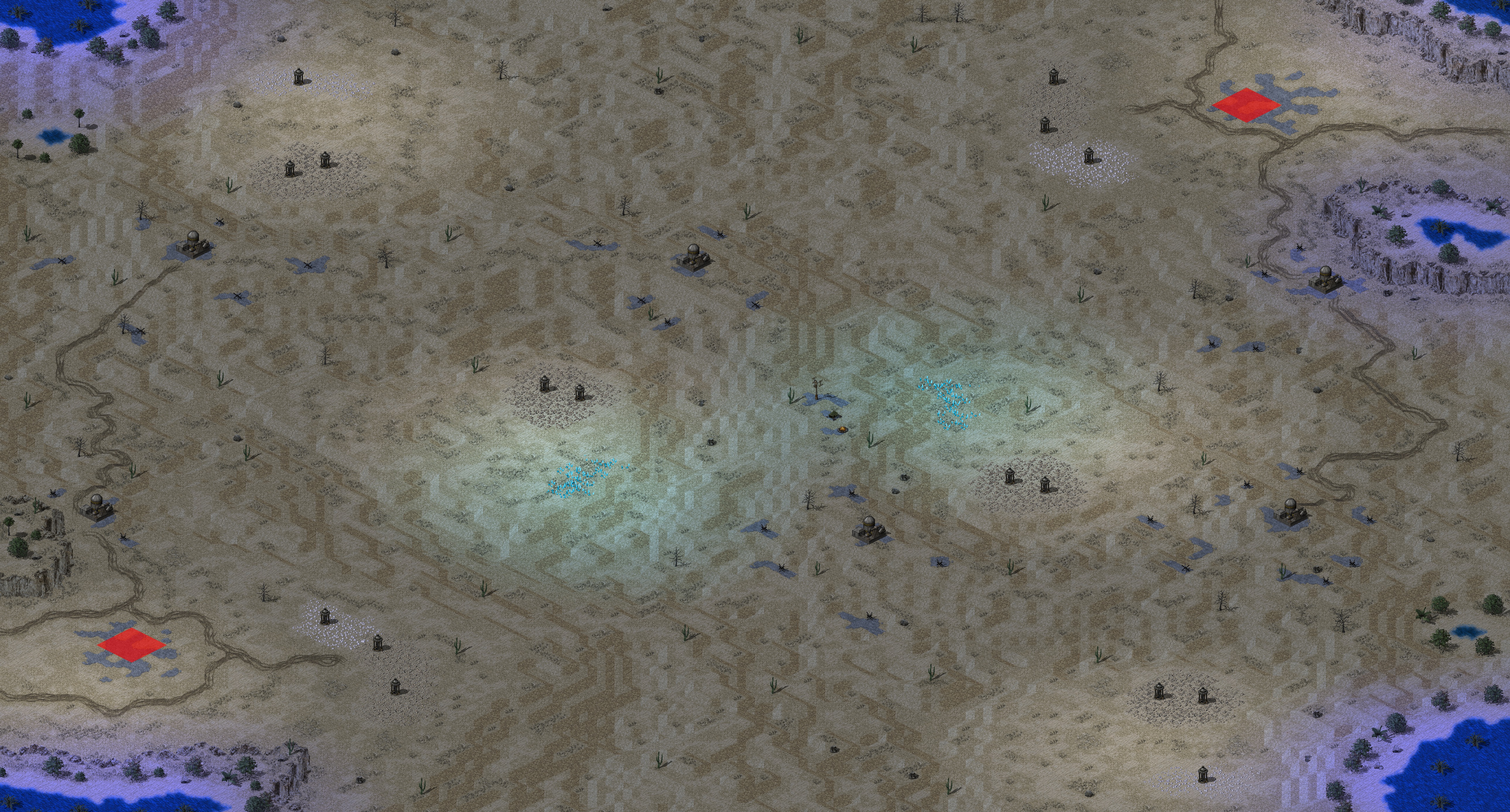 Rendered map: Obsidian Knoll