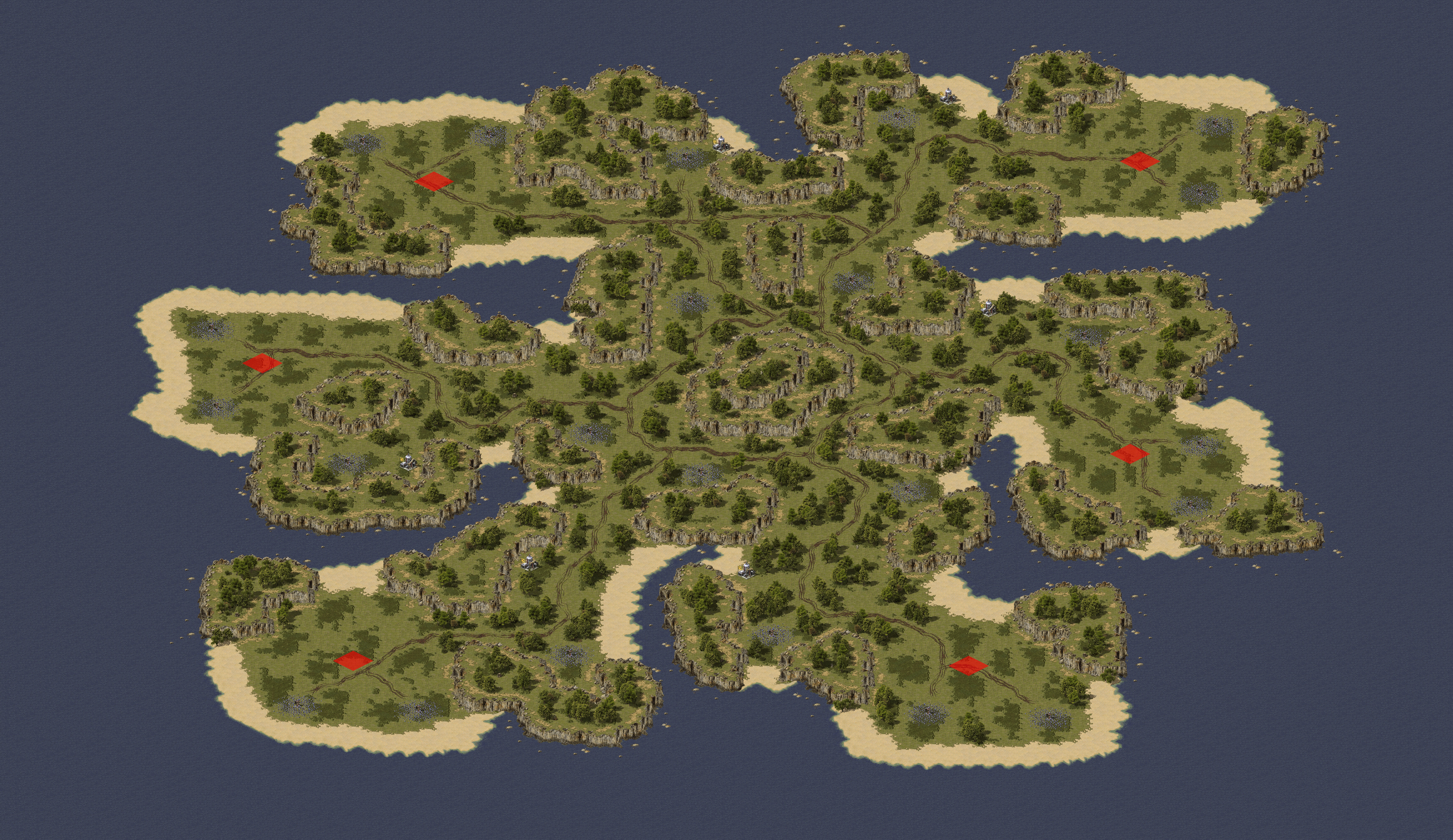 Rendered map: Magmageddon