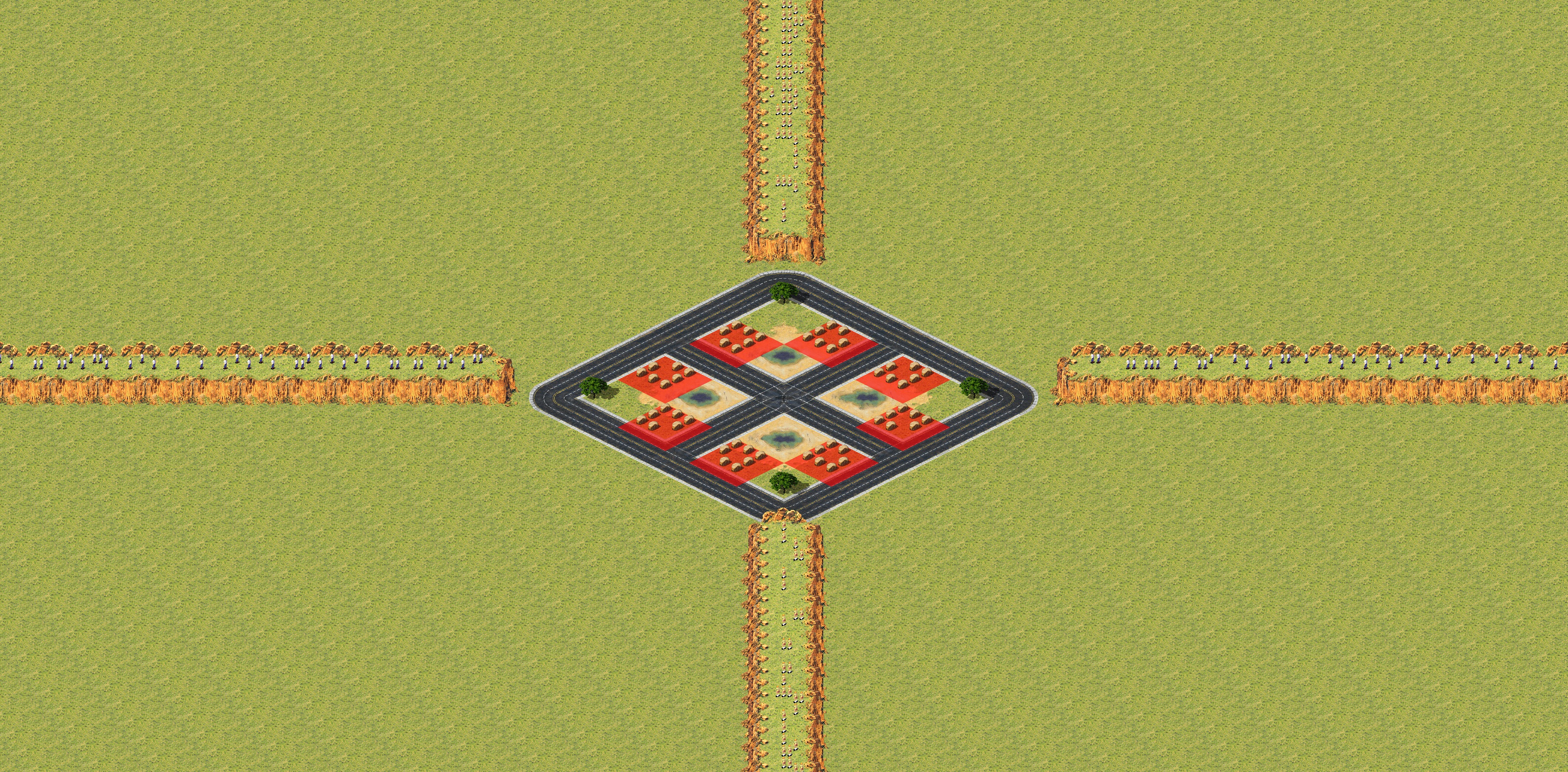Rendered map: Real Men vs Apocalypse