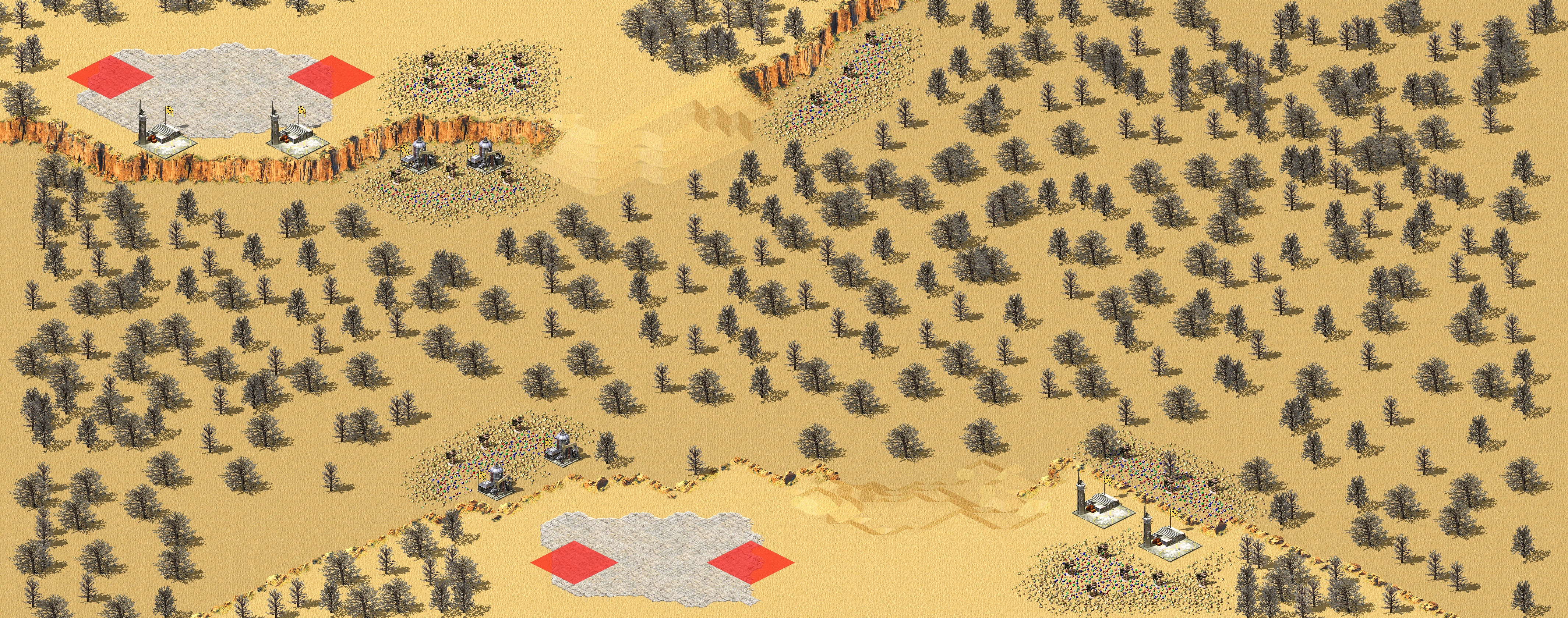 Rendered map: Desert Gold
