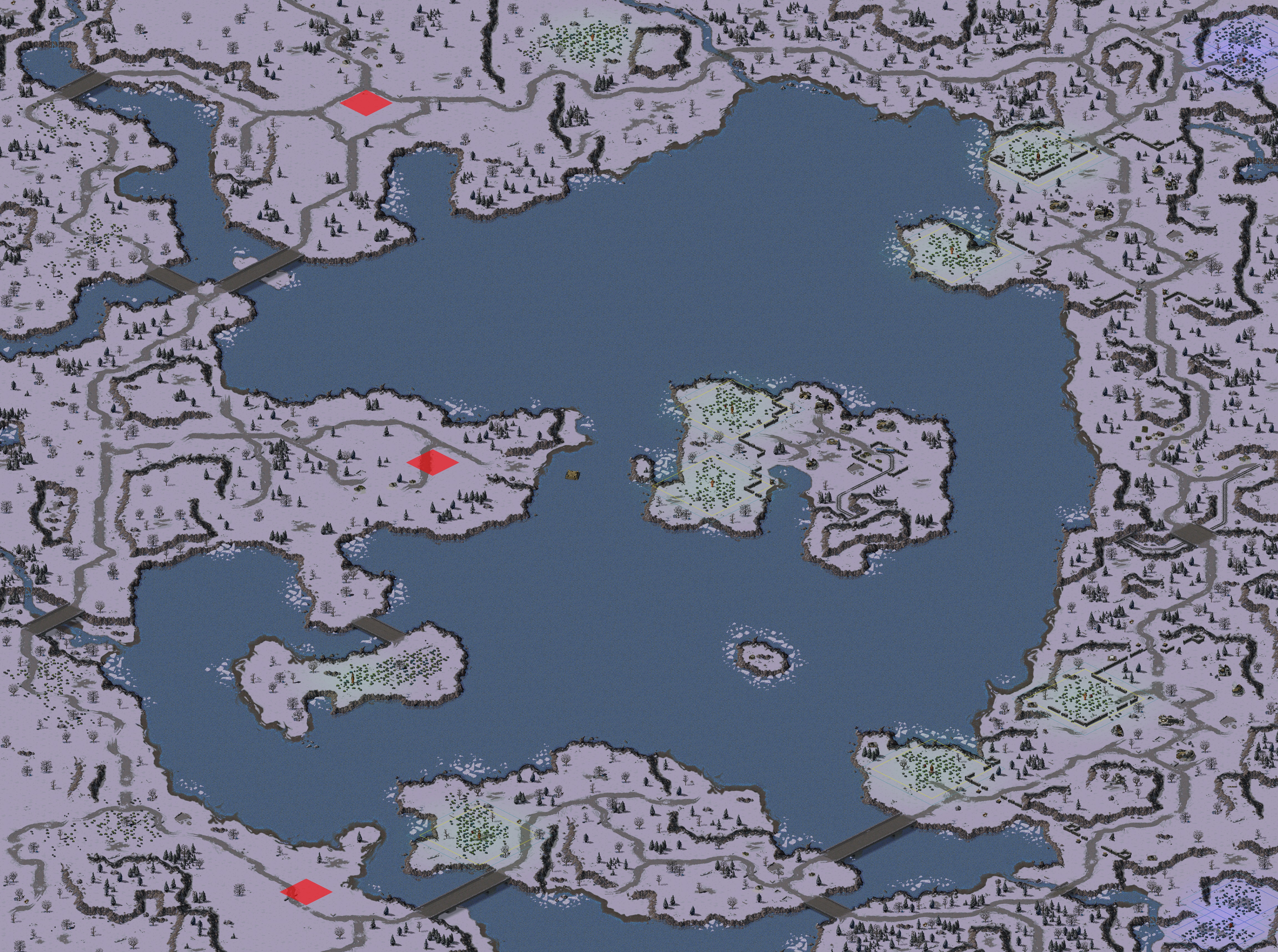 Rendered map: Frosty Lake